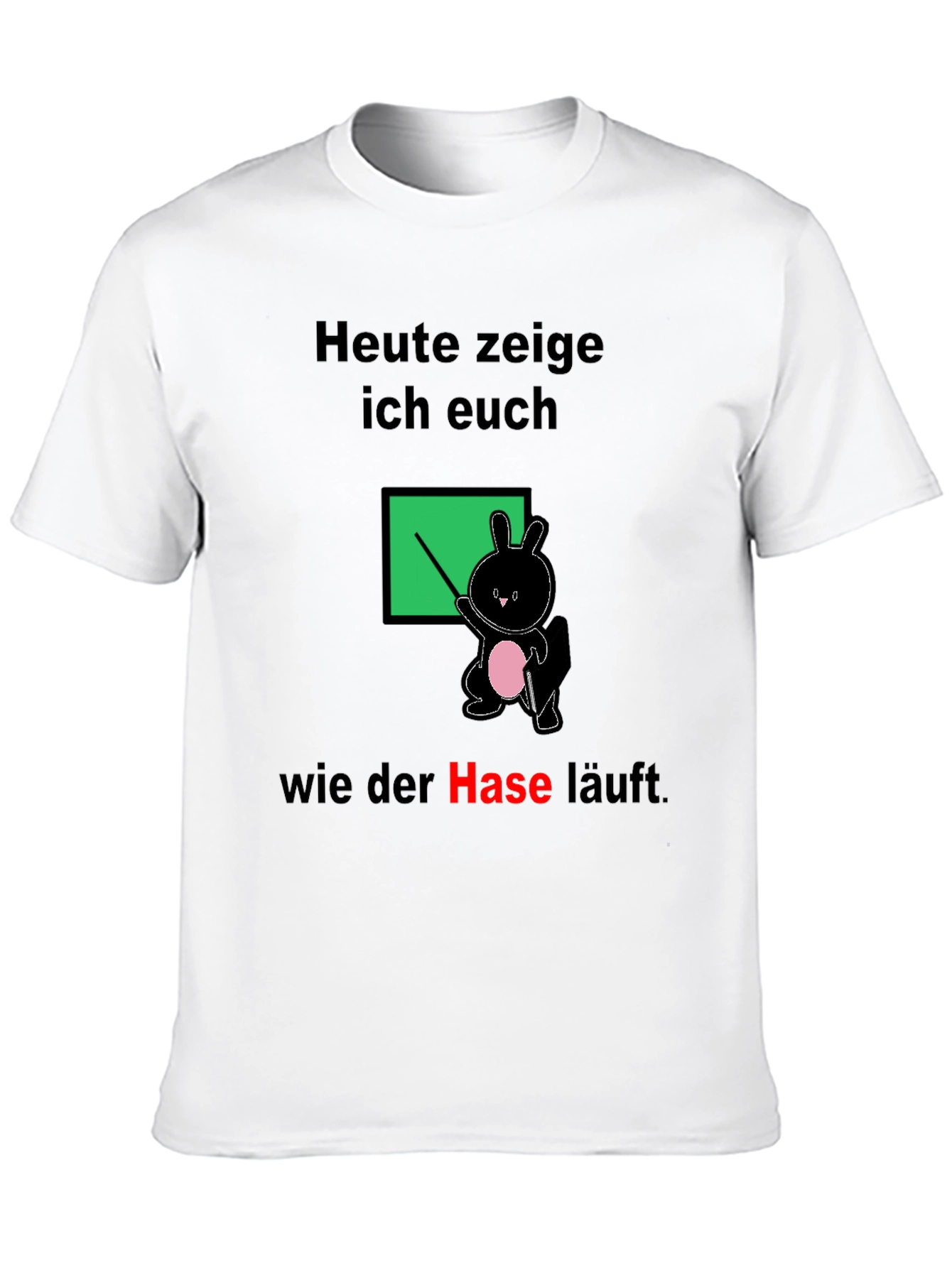 Funny German Bunny Teacher Graphic Tee