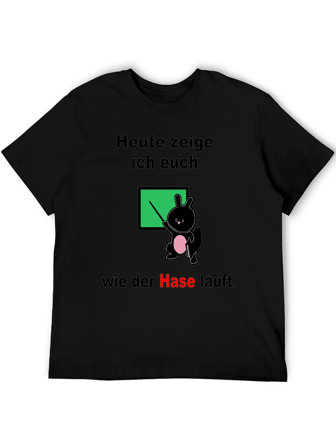 Funny German Bunny Teacher Graphic Tee