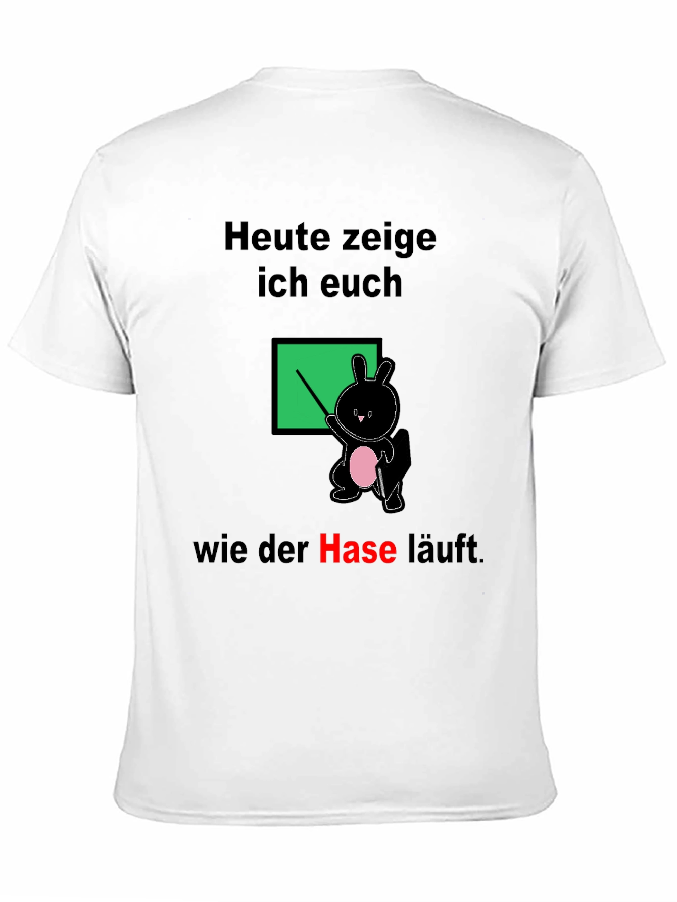 Funny German Bunny Teacher Graphic Tee