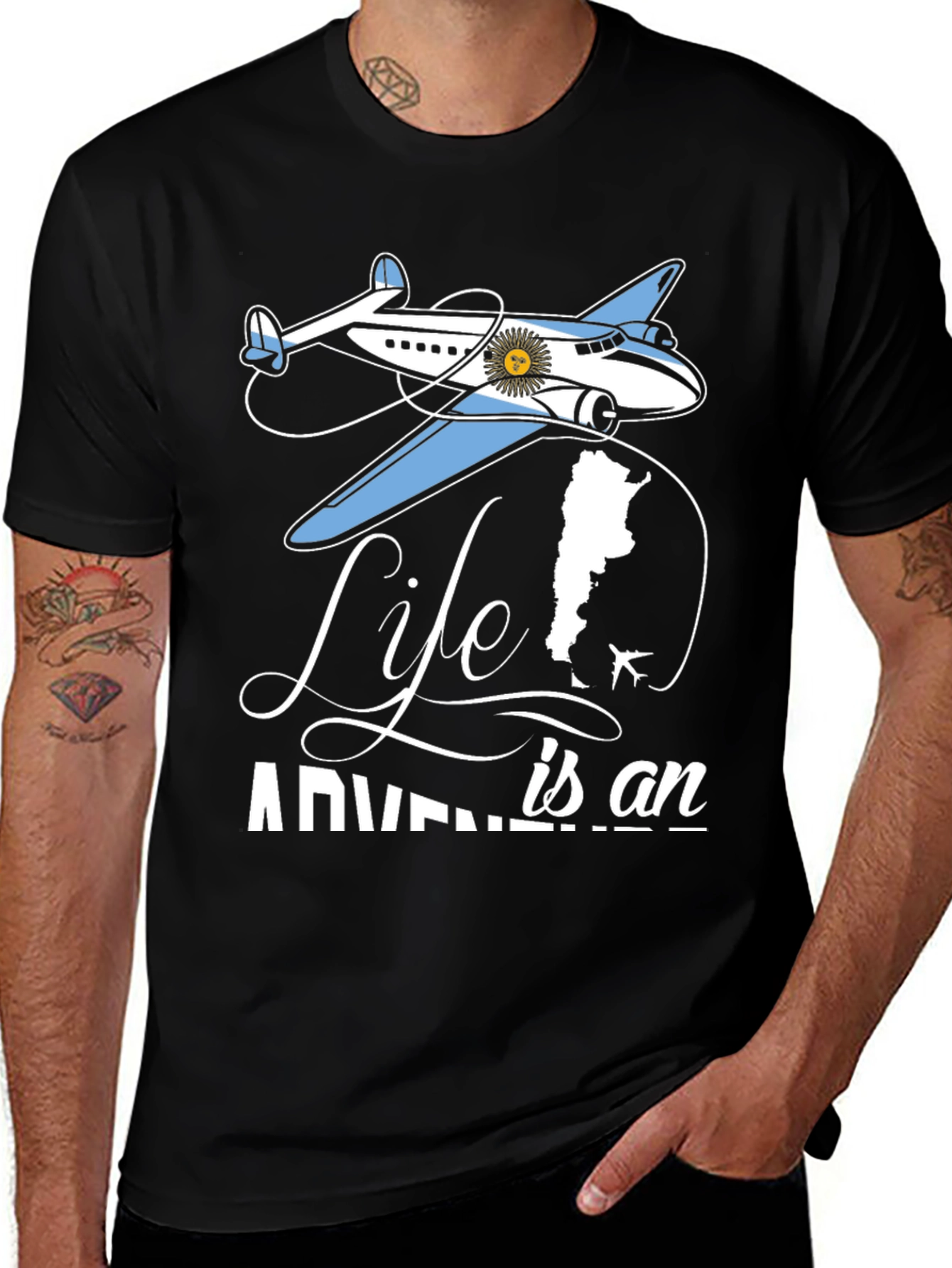 Life is an Adventure Argentina T-Shirt
