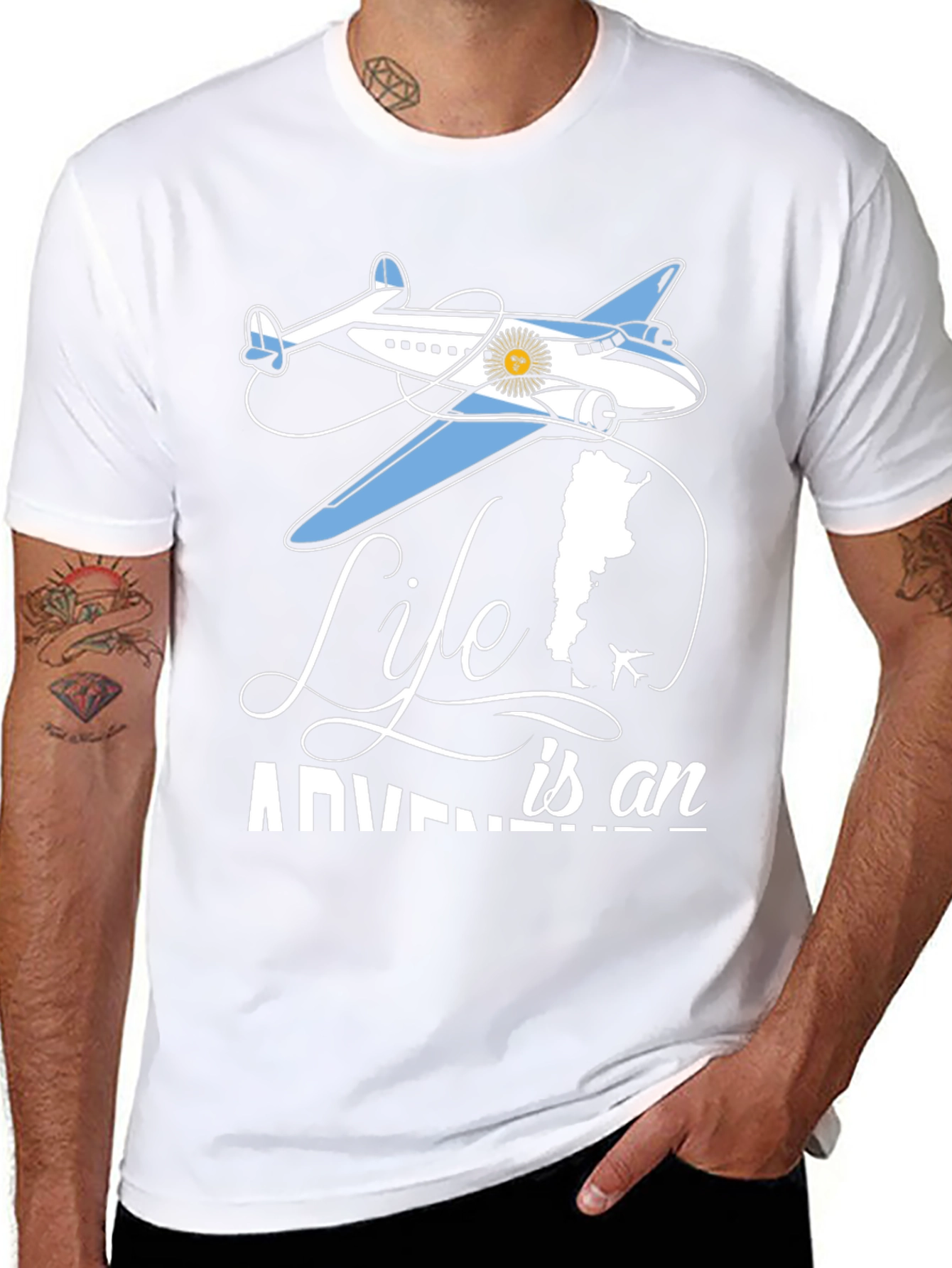 Life is an Adventure Argentina T-Shirt