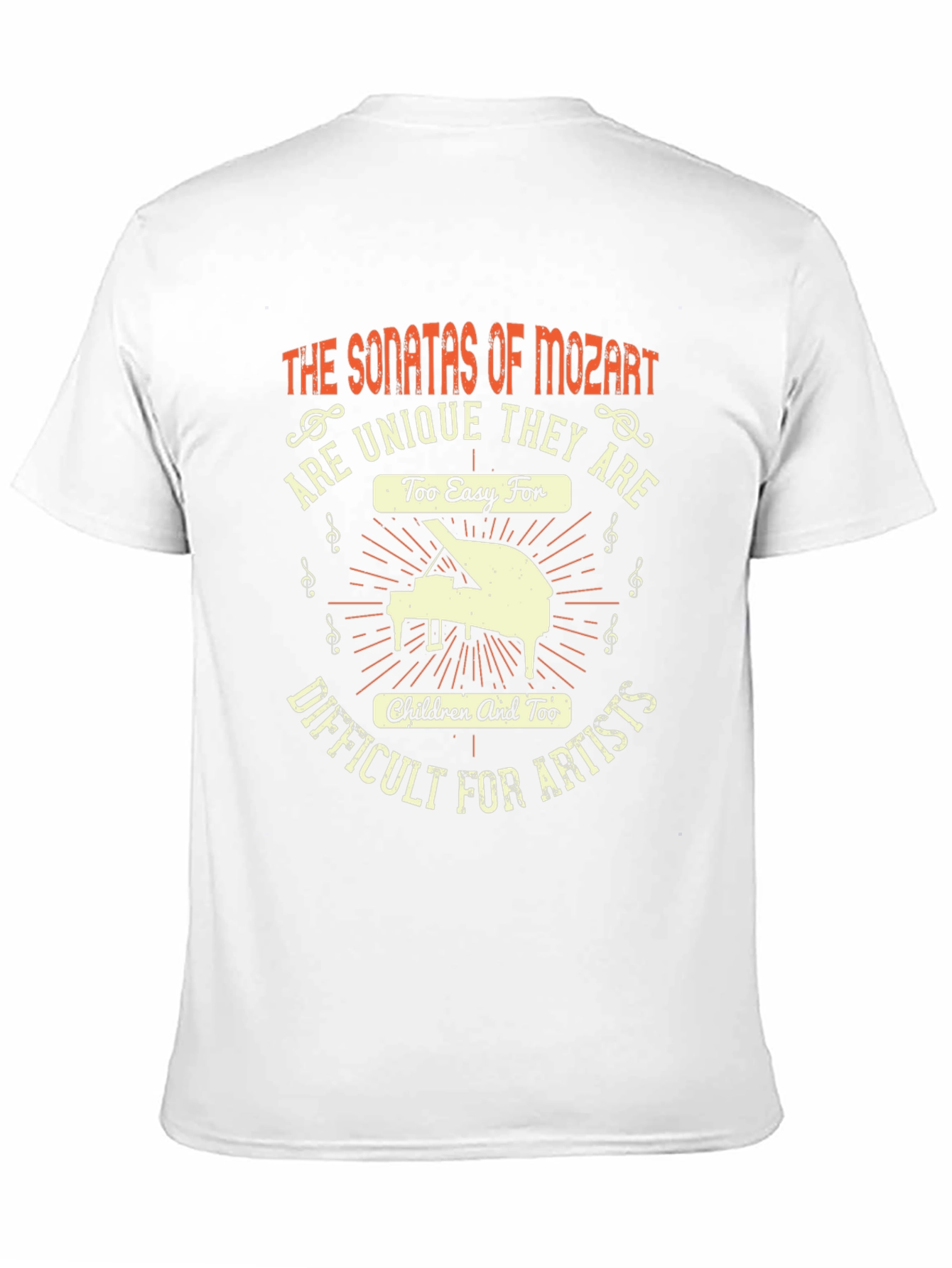 Mozart Sonatas T-Shirt - Unique Music Lover Gift