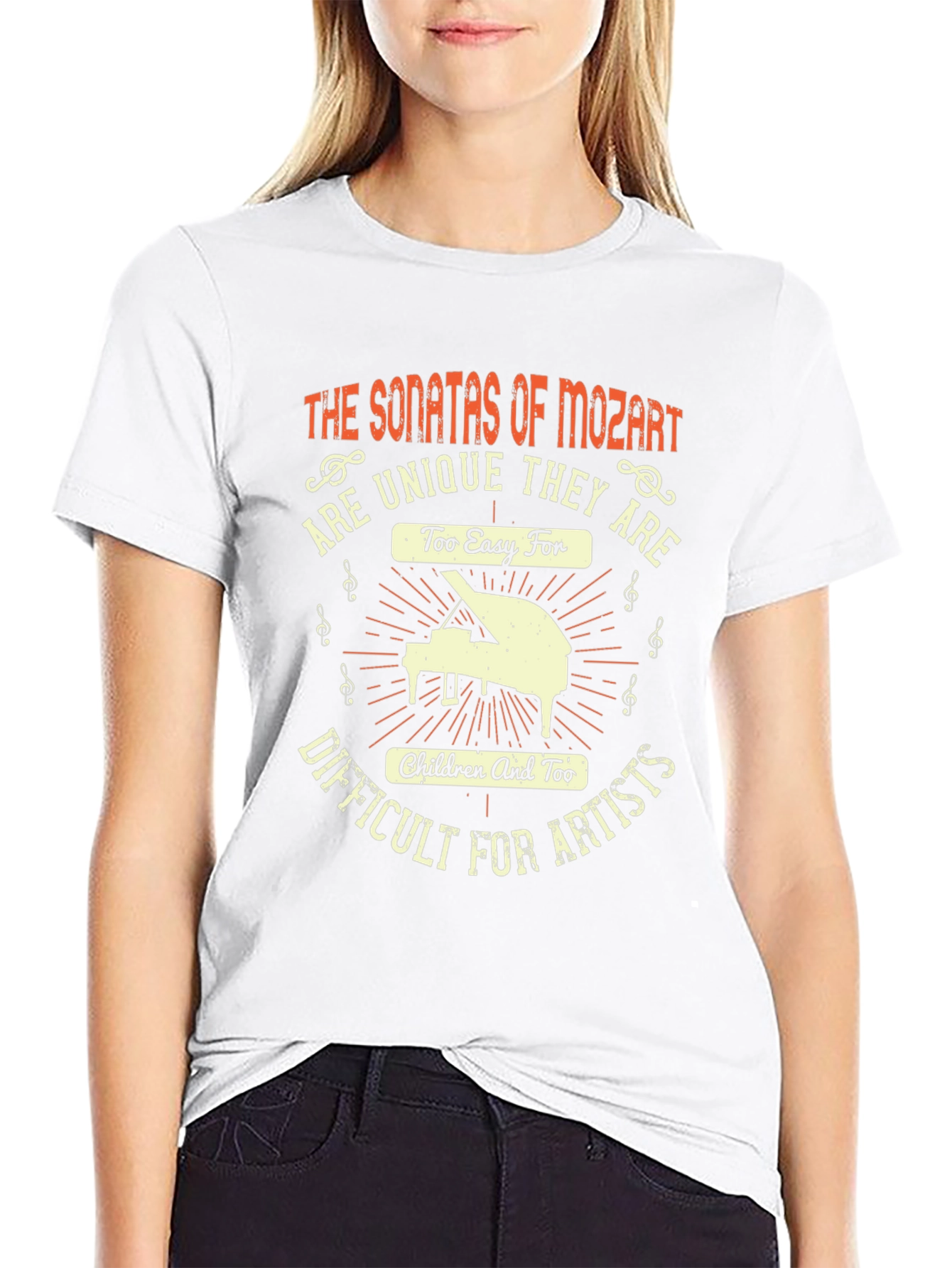 Mozart Sonatas T-Shirt - Unique Music Lover Gift
