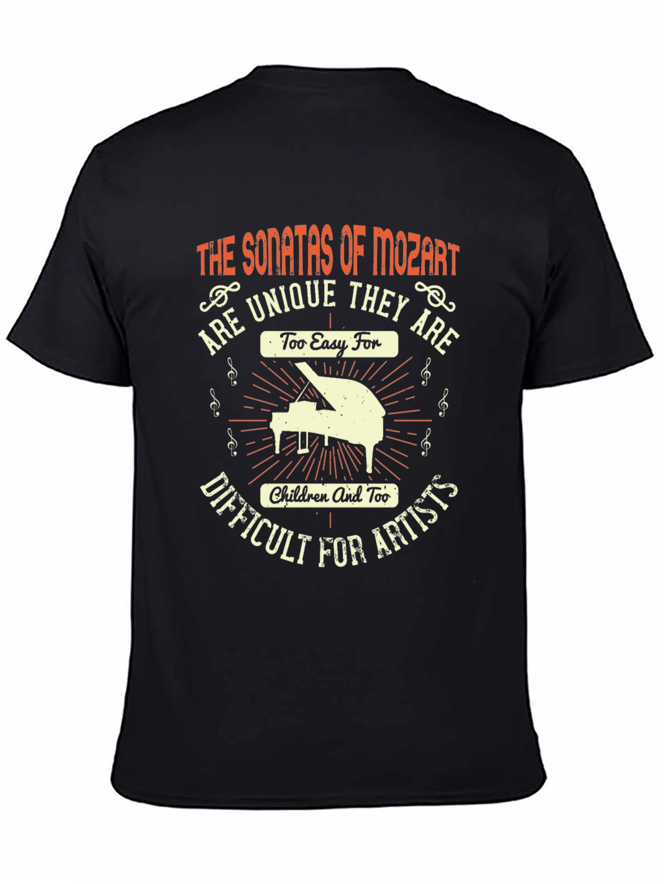 Mozart Sonatas T-Shirt - Unique Music Lover Gift