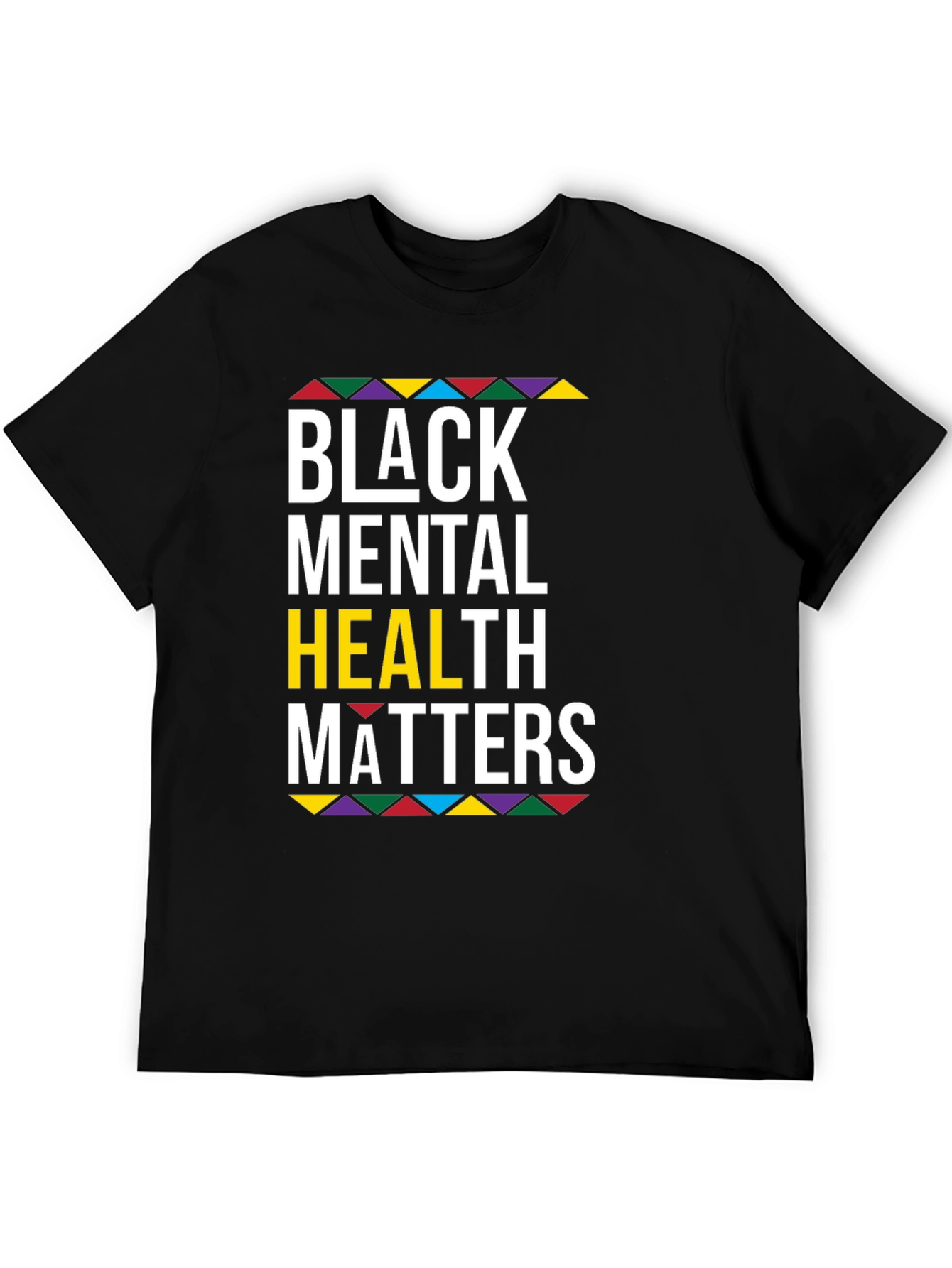 Black Mental Health Matters Graphic T-Shirt