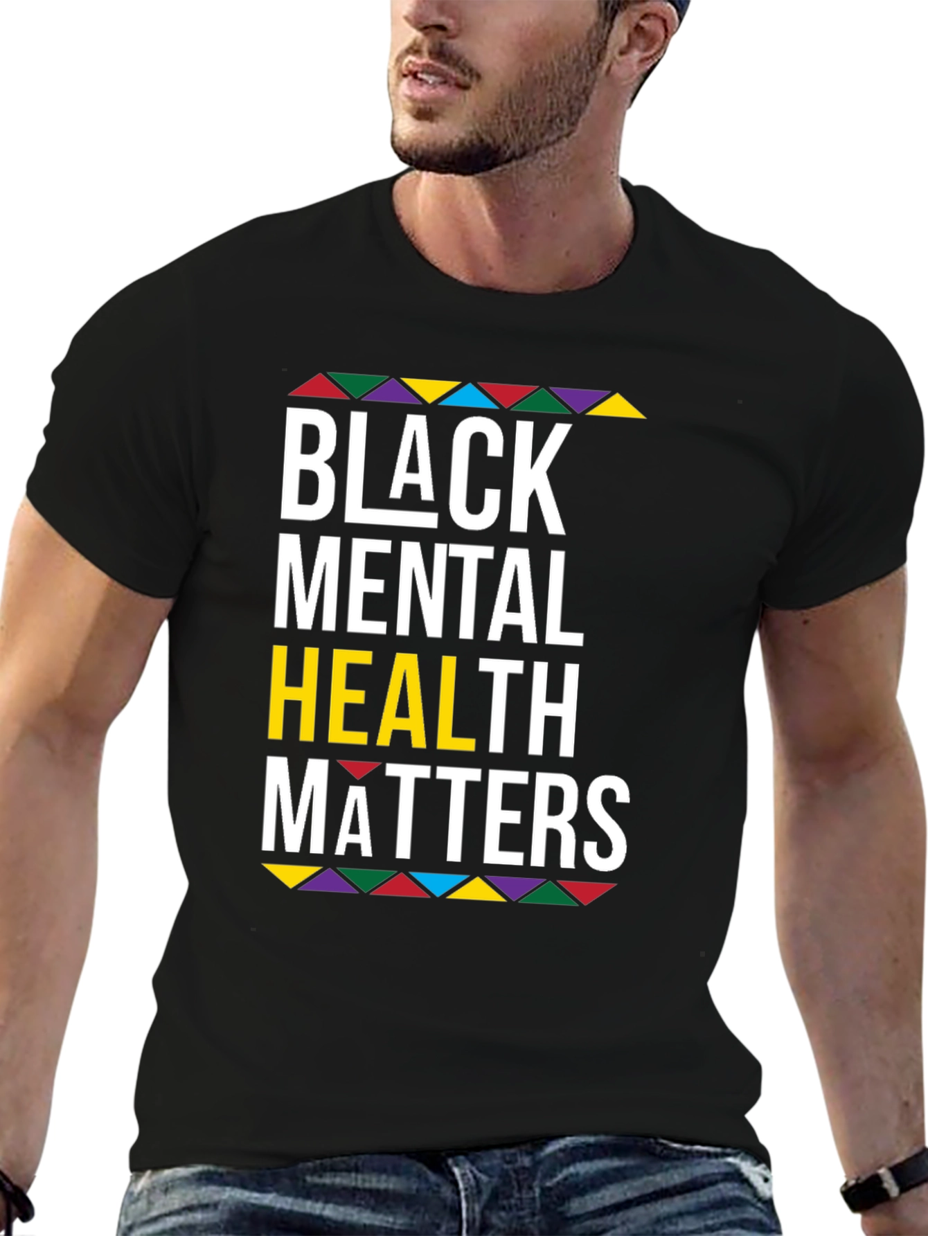 Black Mental Health Matters Graphic T-Shirt