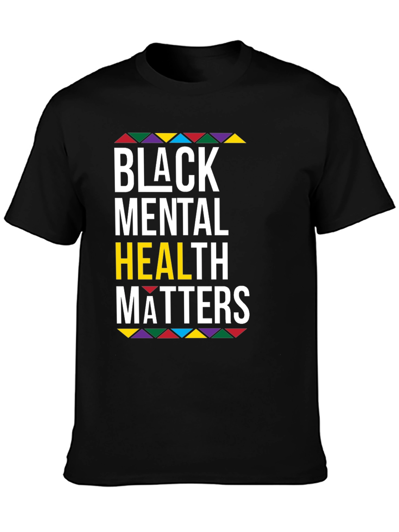 Black Mental Health Matters Graphic T-Shirt