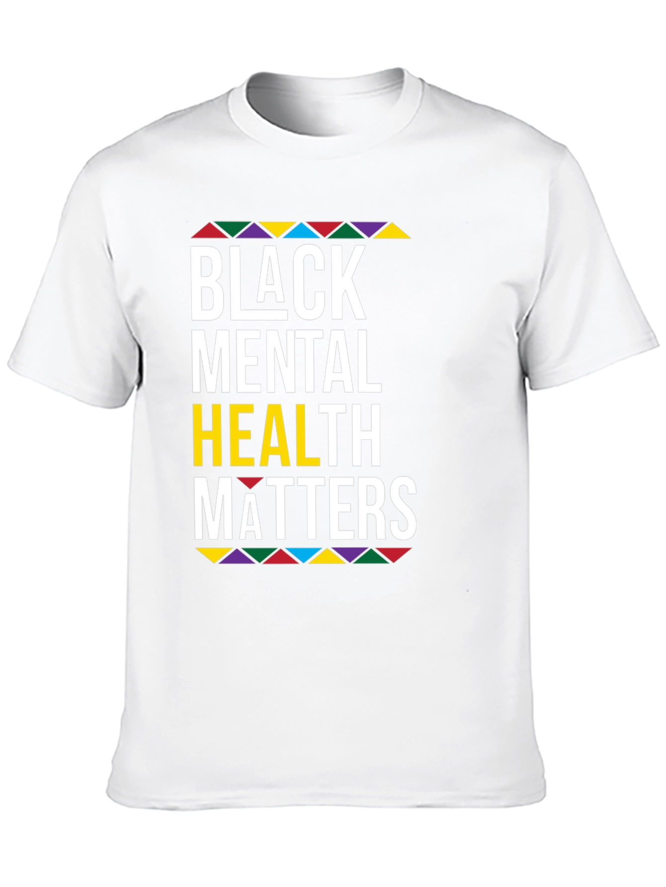 Black Mental Health Matters Graphic T-Shirt