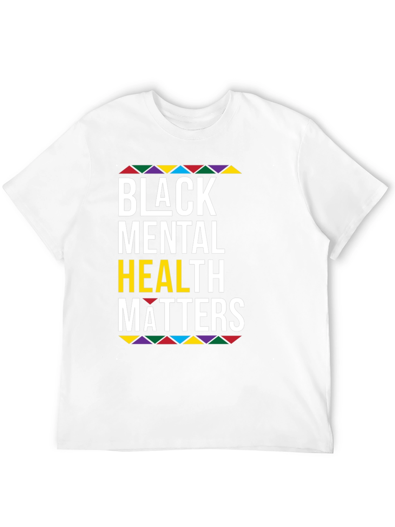 Black Mental Health Matters Graphic T-Shirt