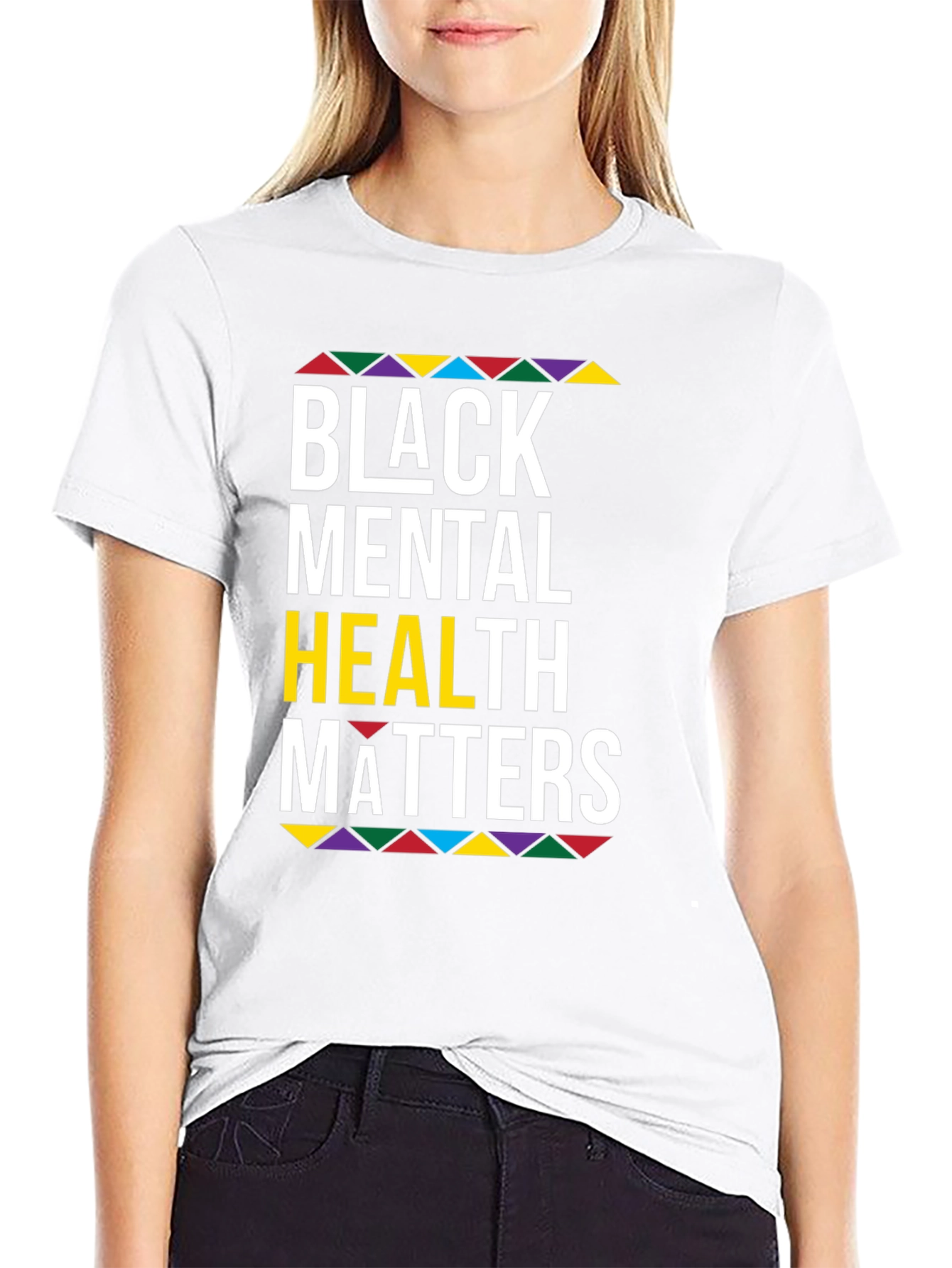 Black Mental Health Matters Graphic T-Shirt