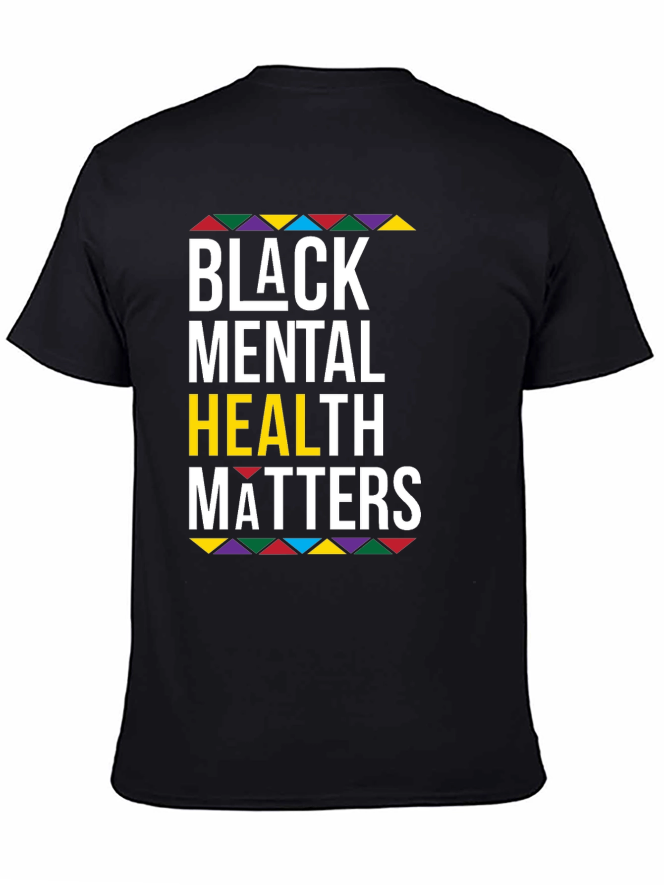 Black Mental Health Matters Graphic T-Shirt