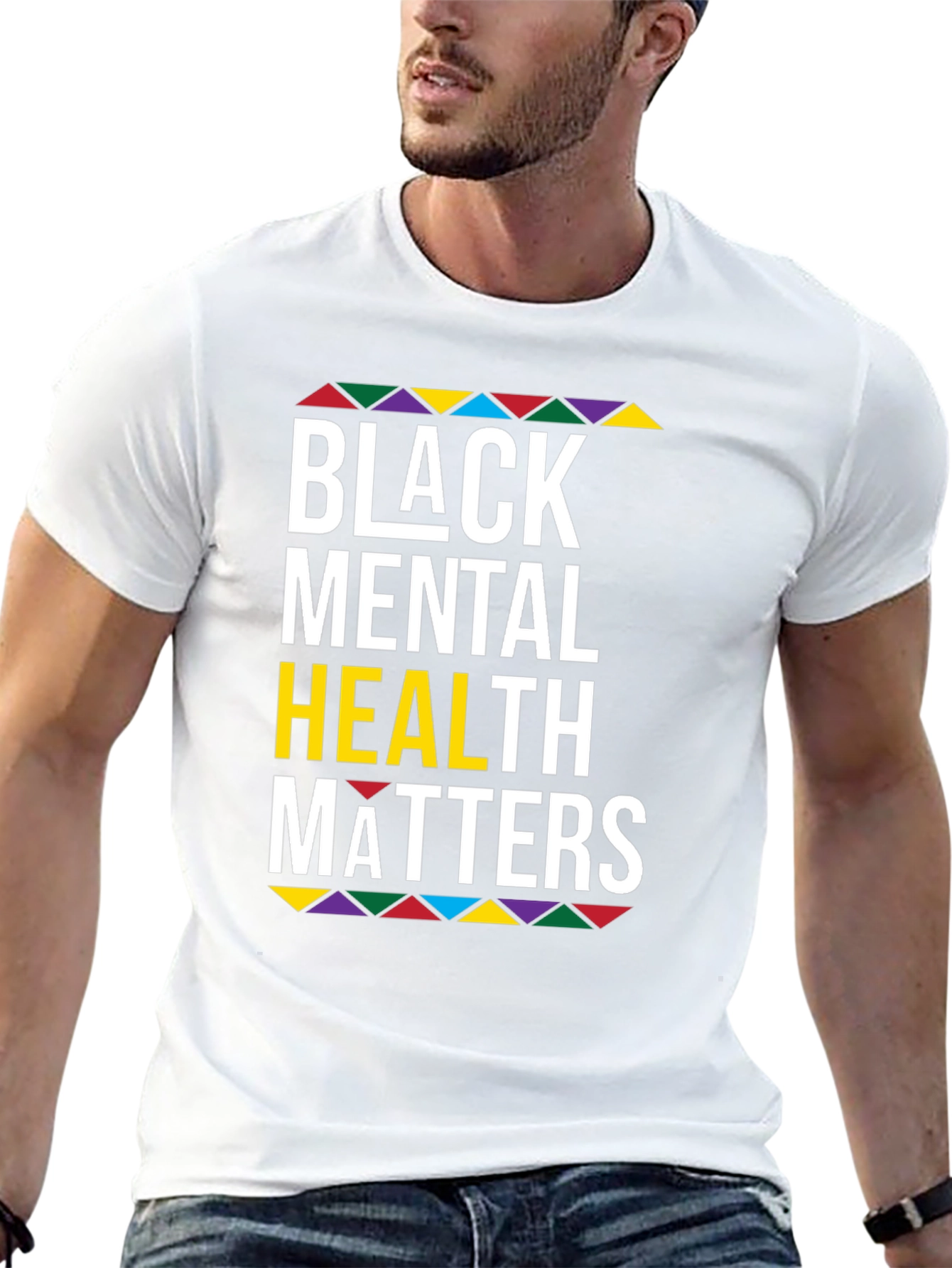 Black Mental Health Matters Graphic T-Shirt