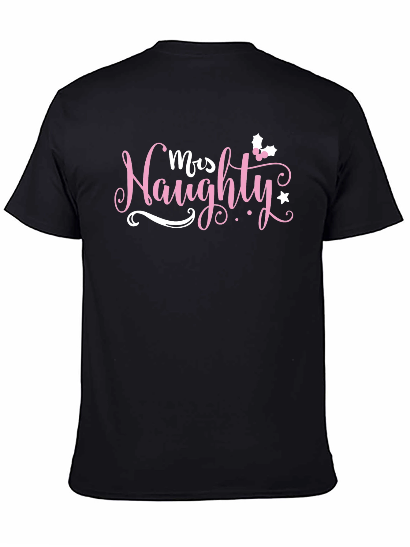 Mrs. Naughty Christmas Graphic T-Shirt