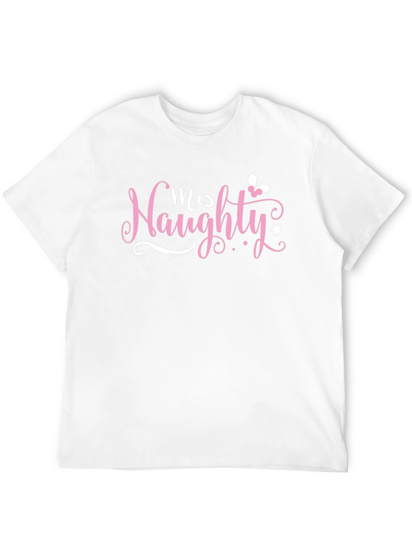Mrs. Naughty Christmas Graphic T-Shirt