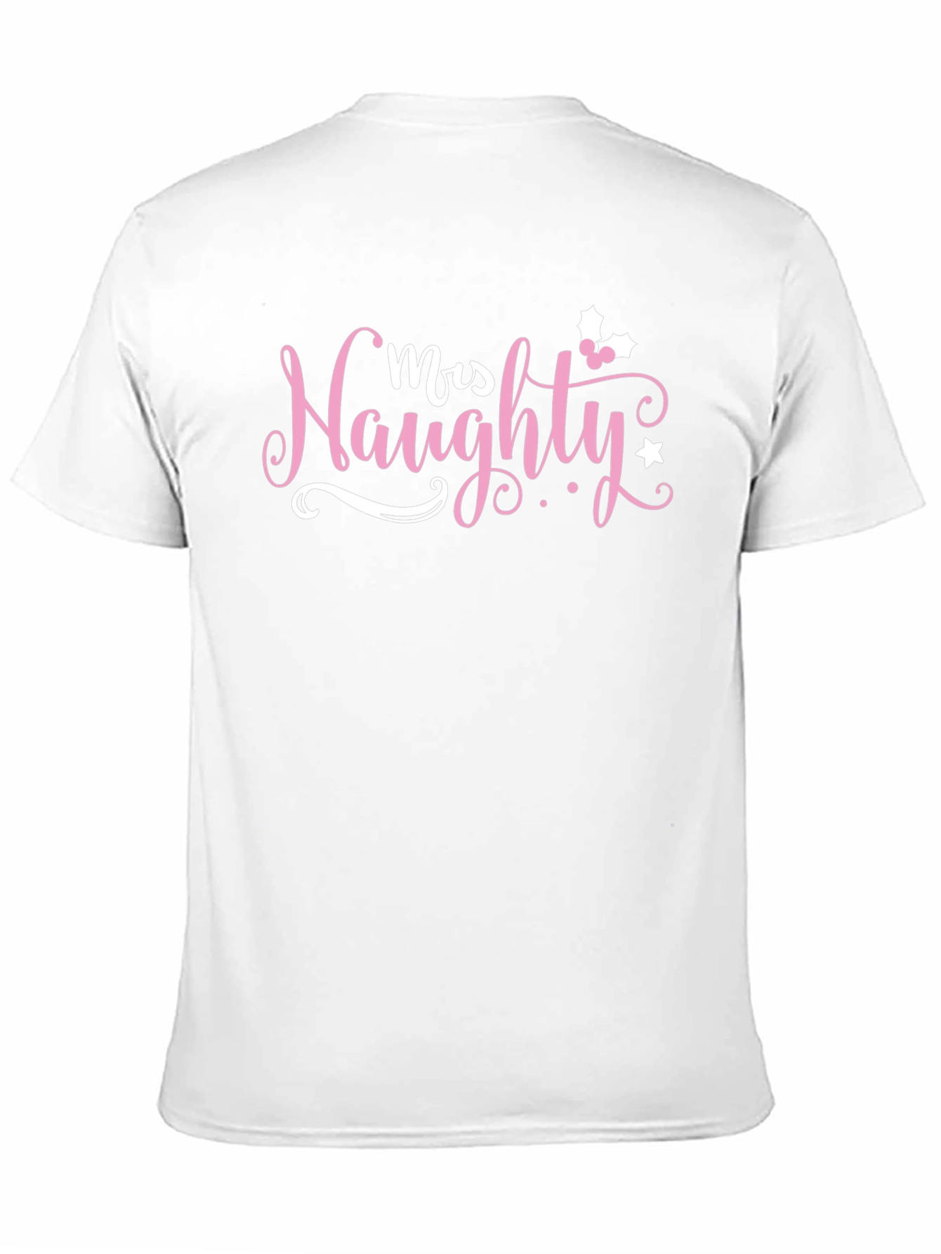 Mrs. Naughty Christmas Graphic T-Shirt