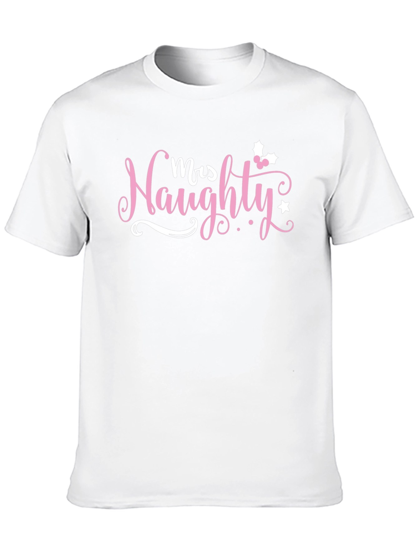 Mrs. Naughty Christmas Graphic T-Shirt