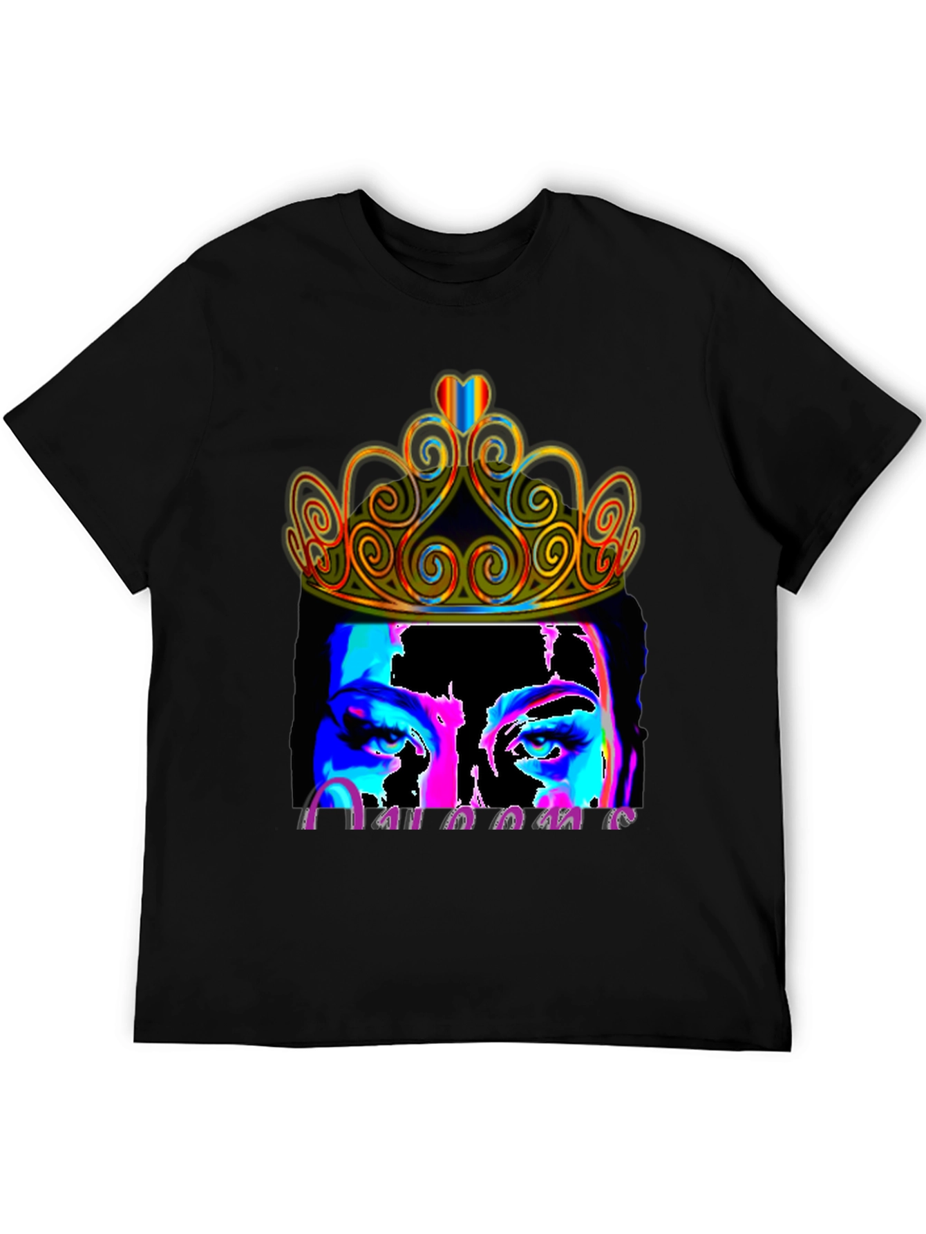 Queen Crown Portrait Graphic Tee