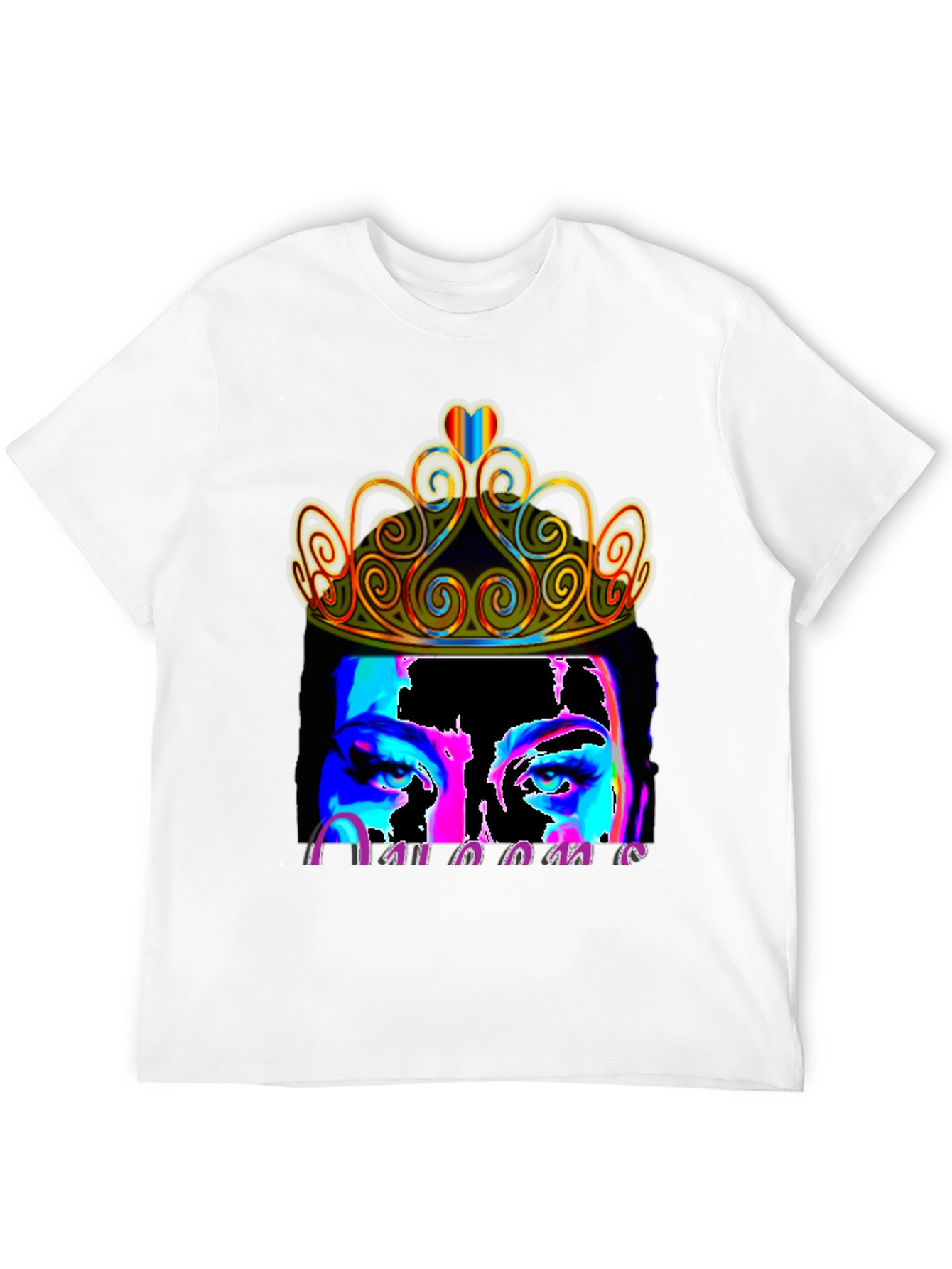 Queen Crown Portrait Graphic Tee