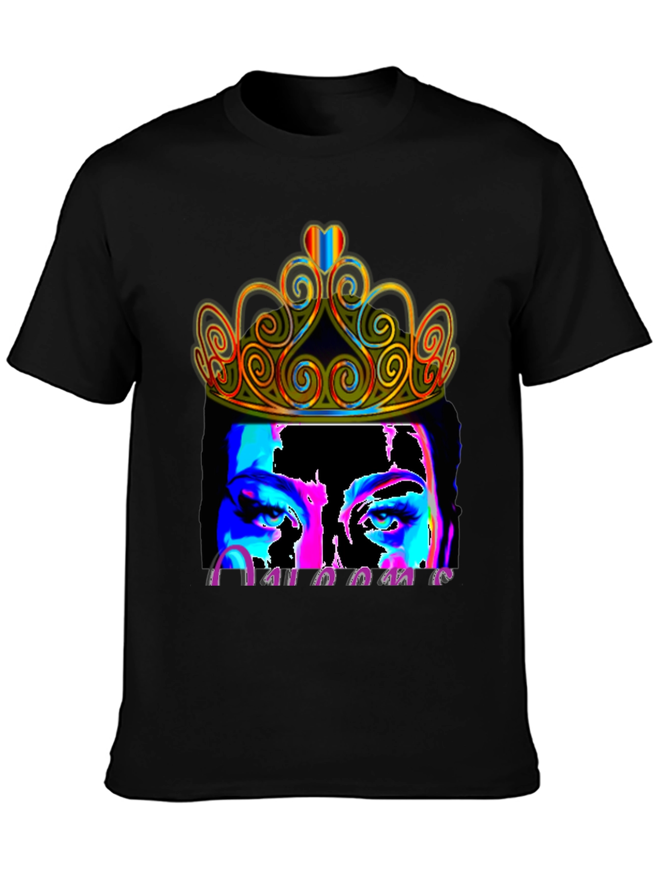 Queen Crown Portrait Graphic Tee