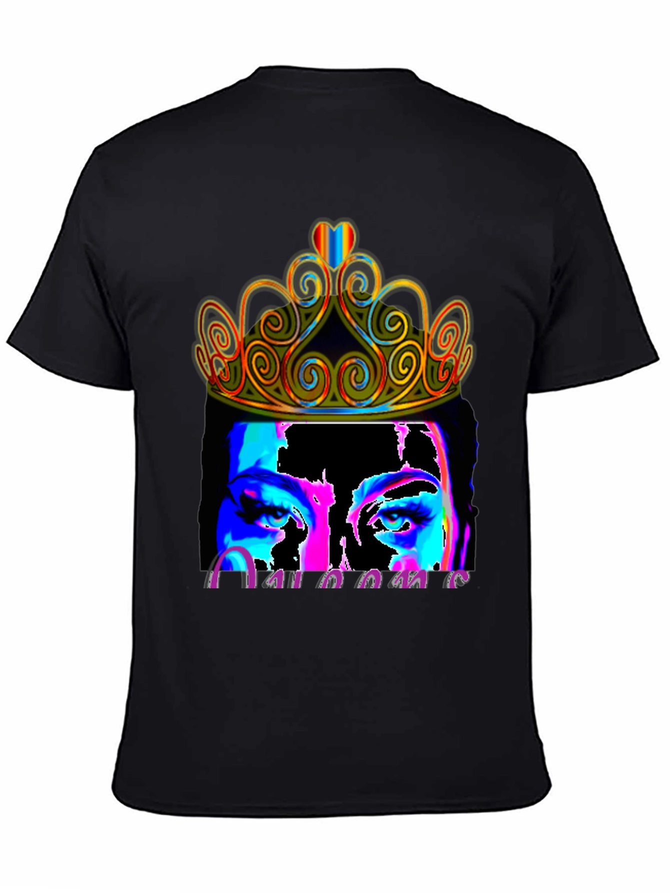 Queen Crown Portrait Graphic Tee