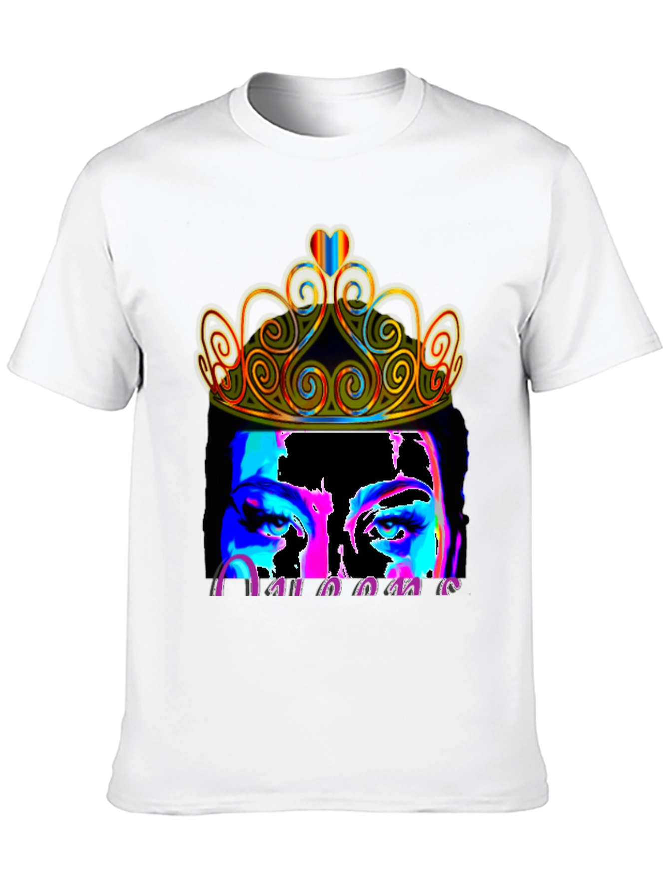 Queen Crown Portrait Graphic Tee