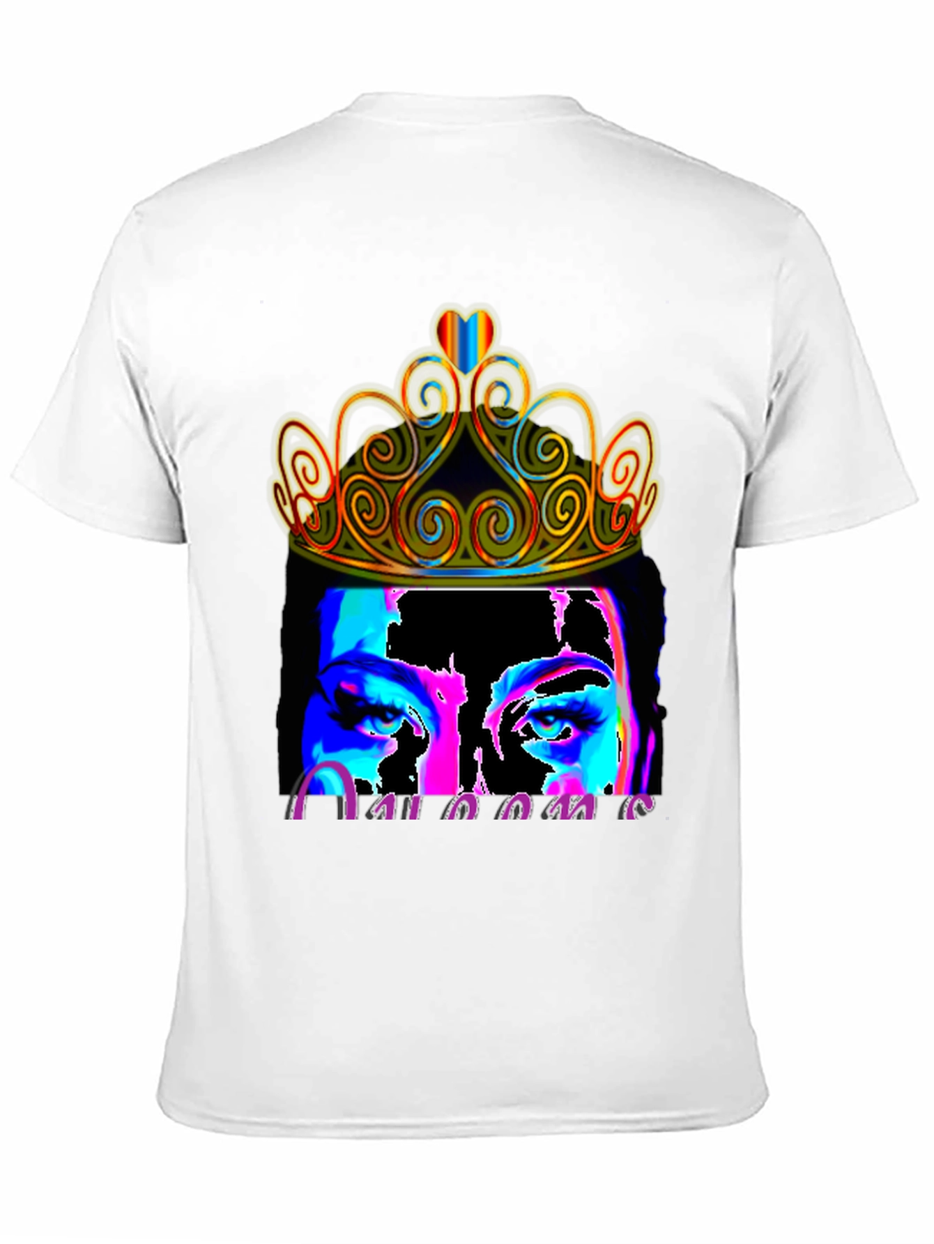 Queen Crown Portrait Graphic Tee