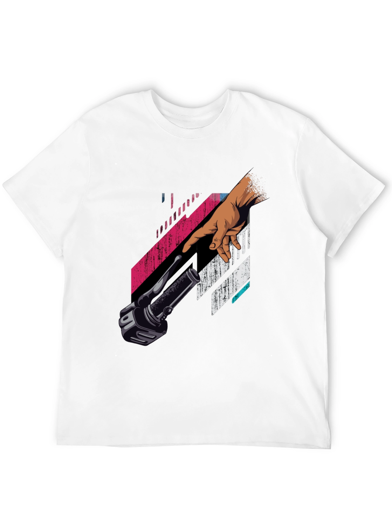 Retro Touch T-Shirt - Creation of a Handlebar