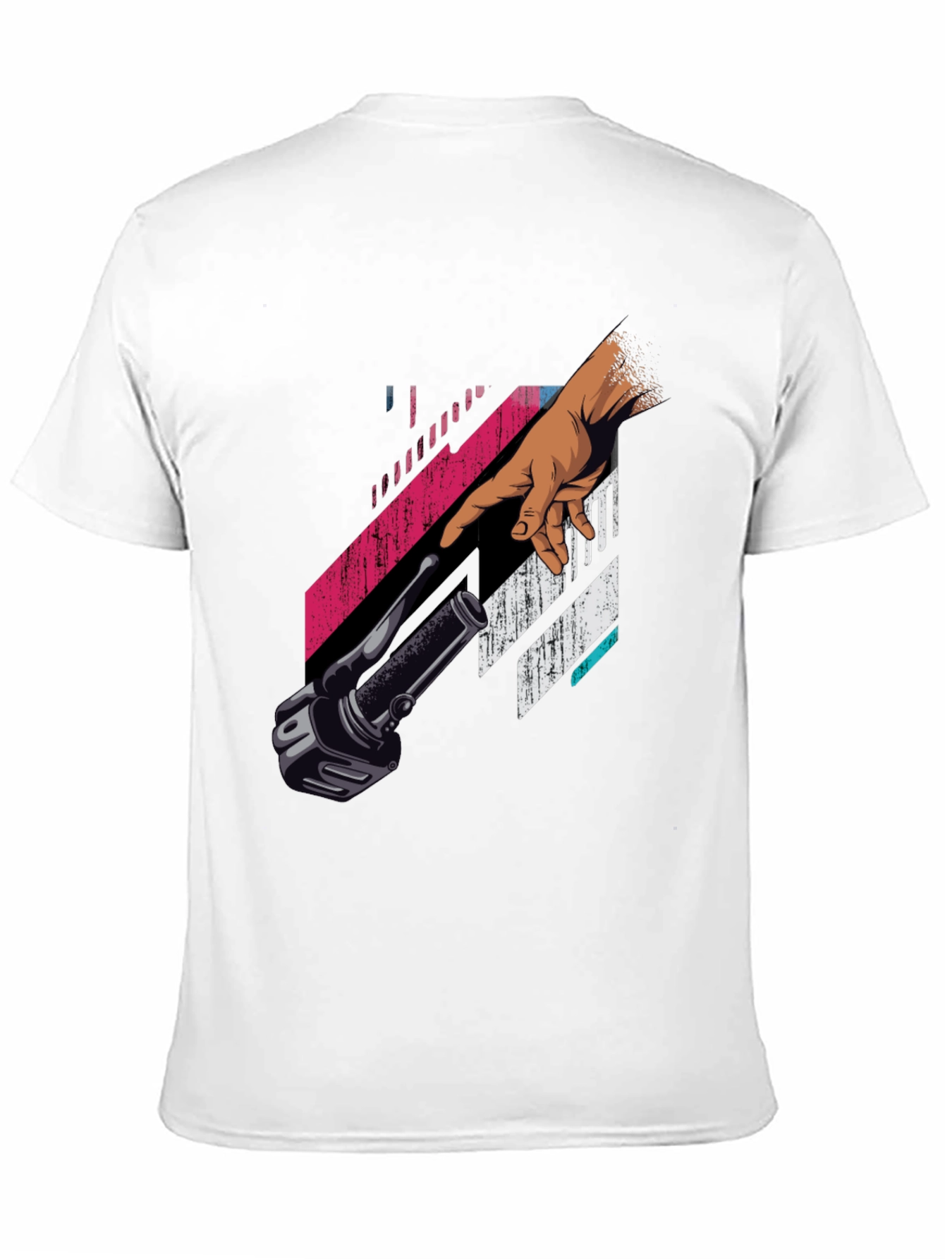 Retro Touch T-Shirt - Creation of a Handlebar