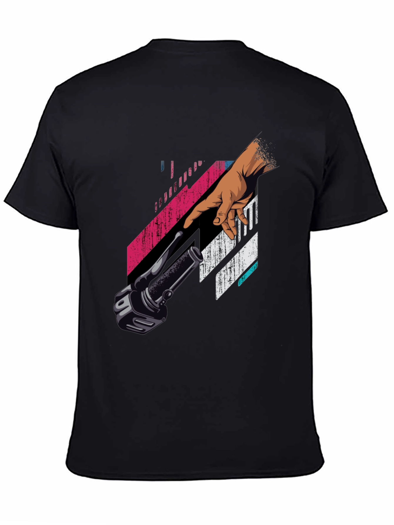 Retro Touch T-Shirt - Creation of a Handlebar