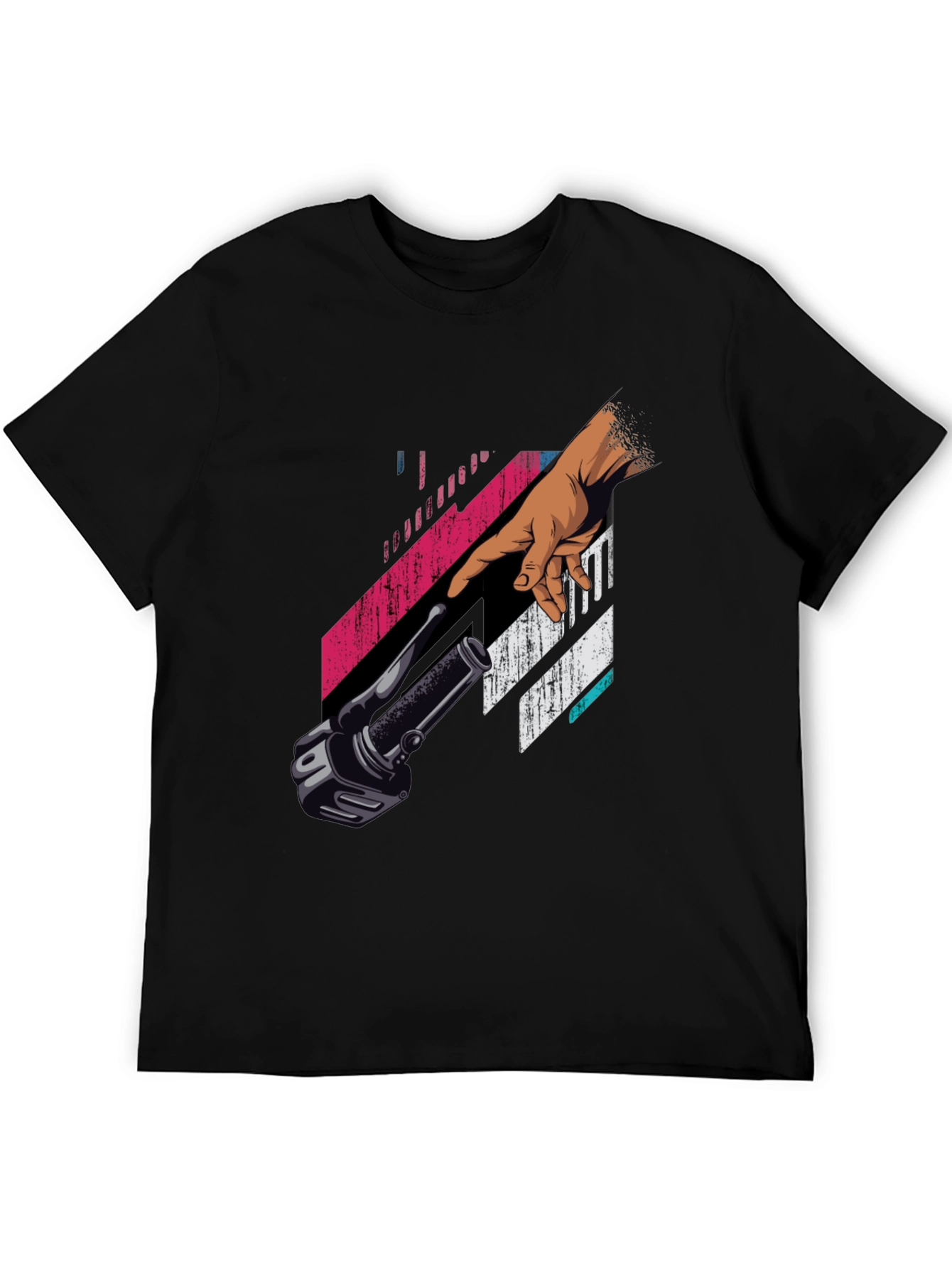 Retro Touch T-Shirt - Creation of a Handlebar
