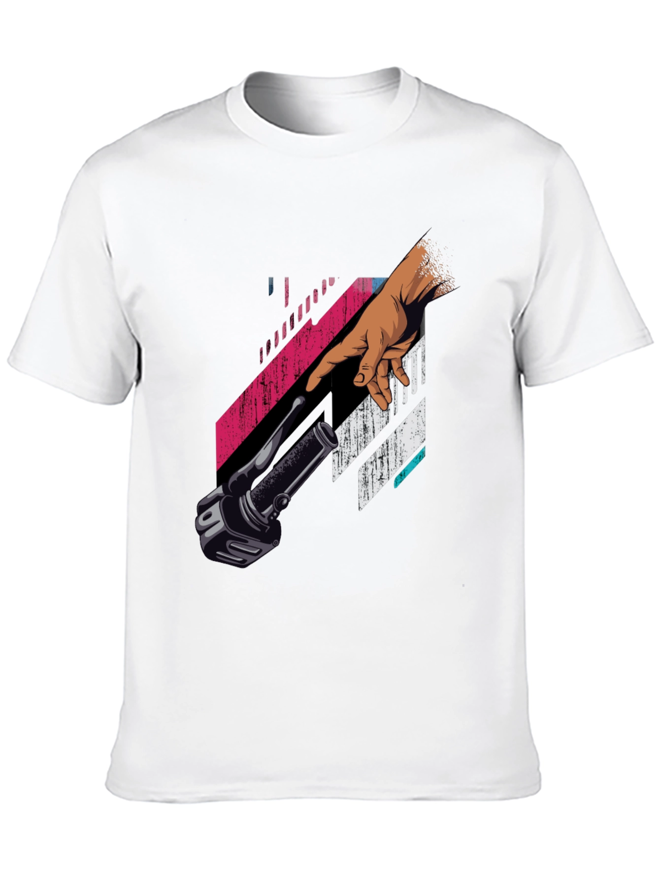 Retro Touch T-Shirt - Creation of a Handlebar