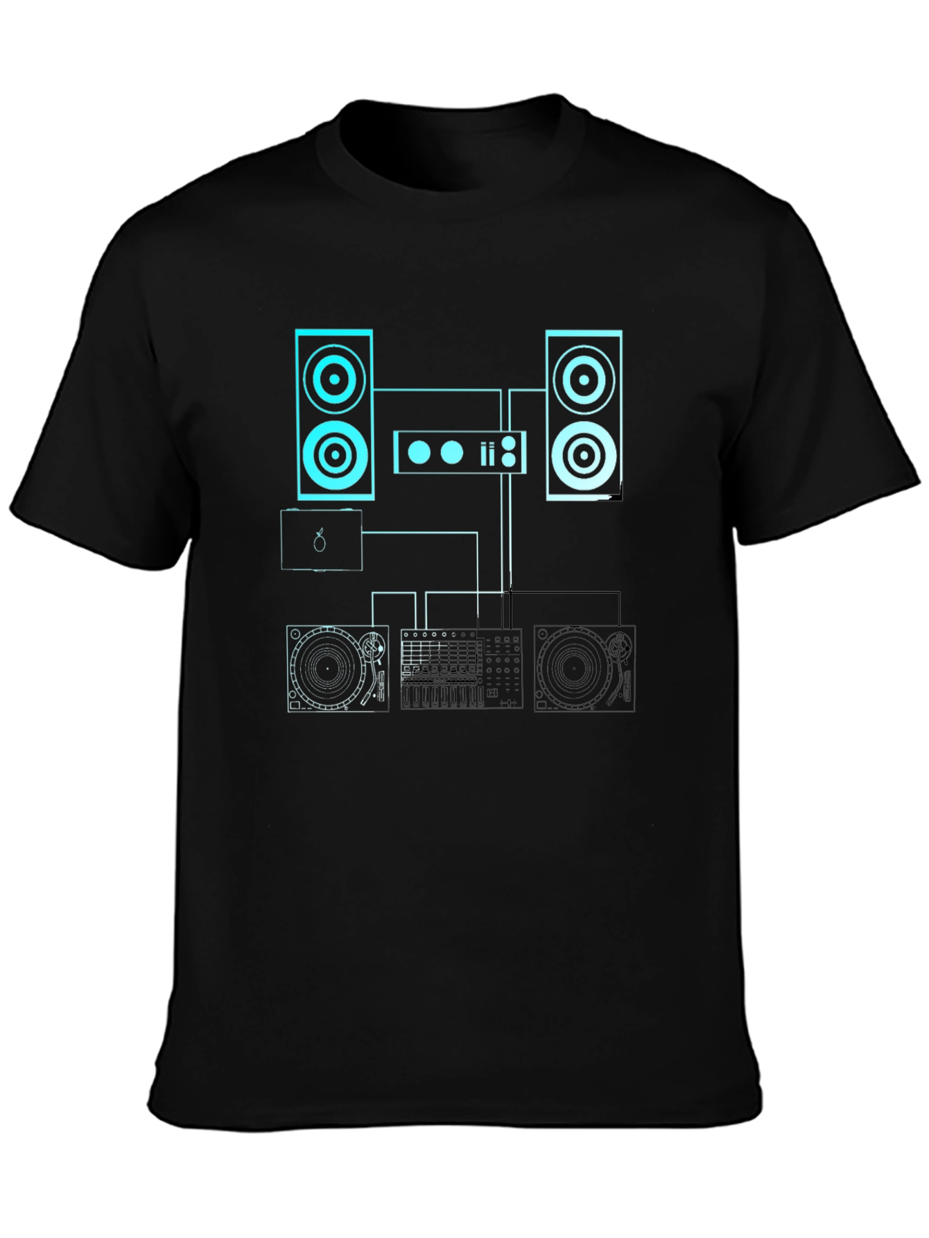 DJ Setup Graphic Print Tee