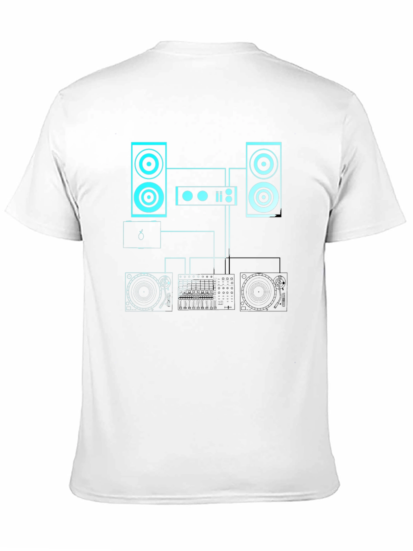 DJ Setup Graphic Print Tee