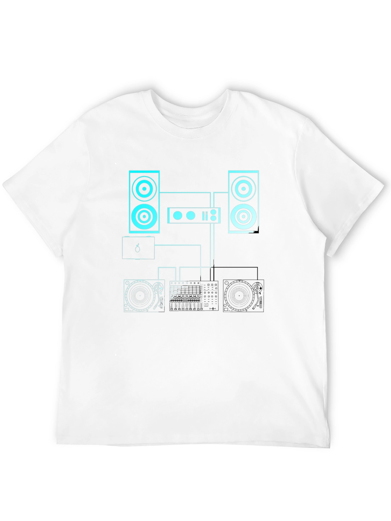 DJ Setup Graphic Print Tee