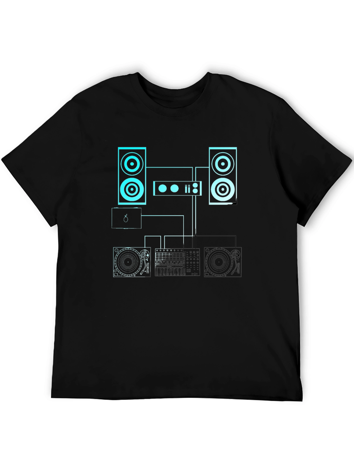 DJ Setup Graphic Print Tee