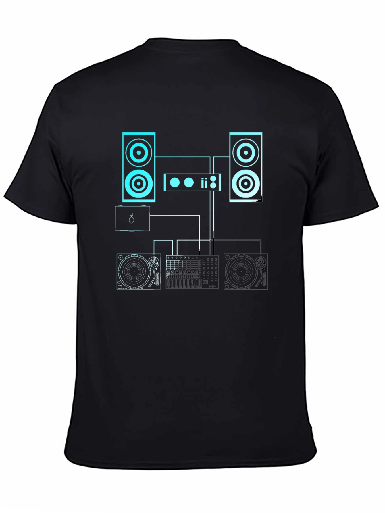 DJ Setup Graphic Print Tee
