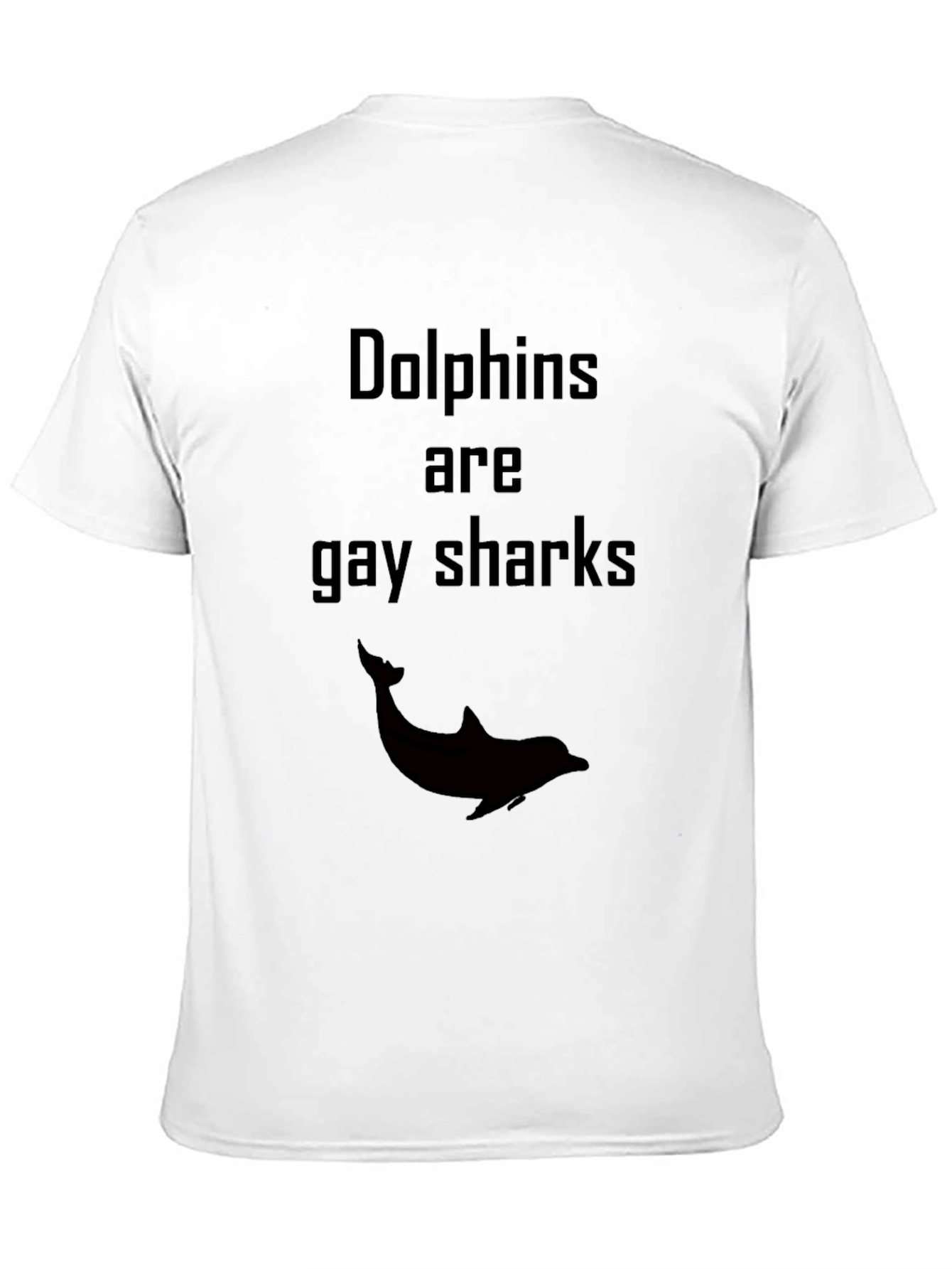 Dolphins Are Gay Sharks Graphic T-Shirt