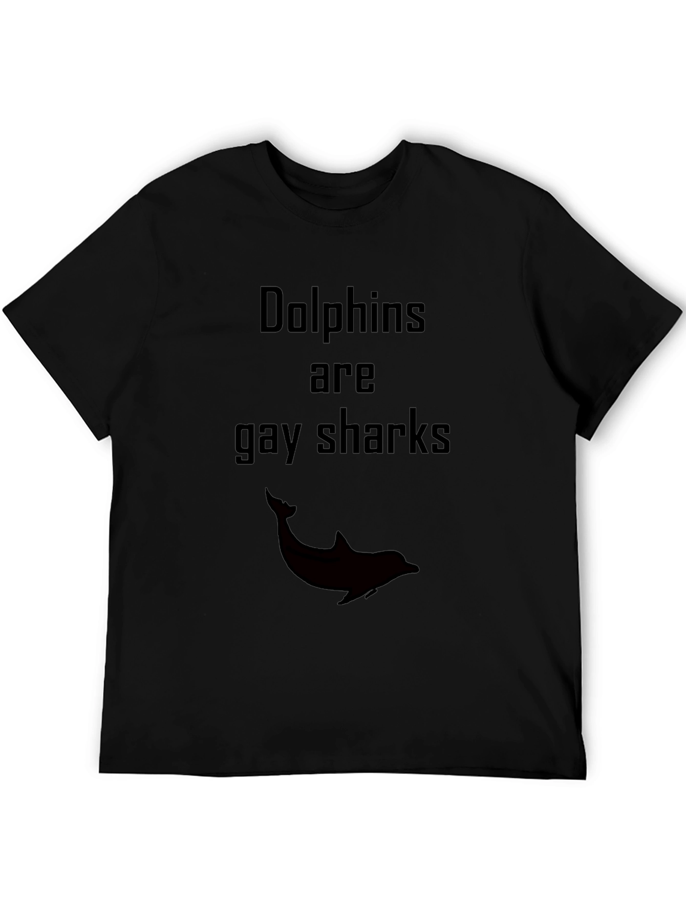 Dolphins Are Gay Sharks Graphic T-Shirt