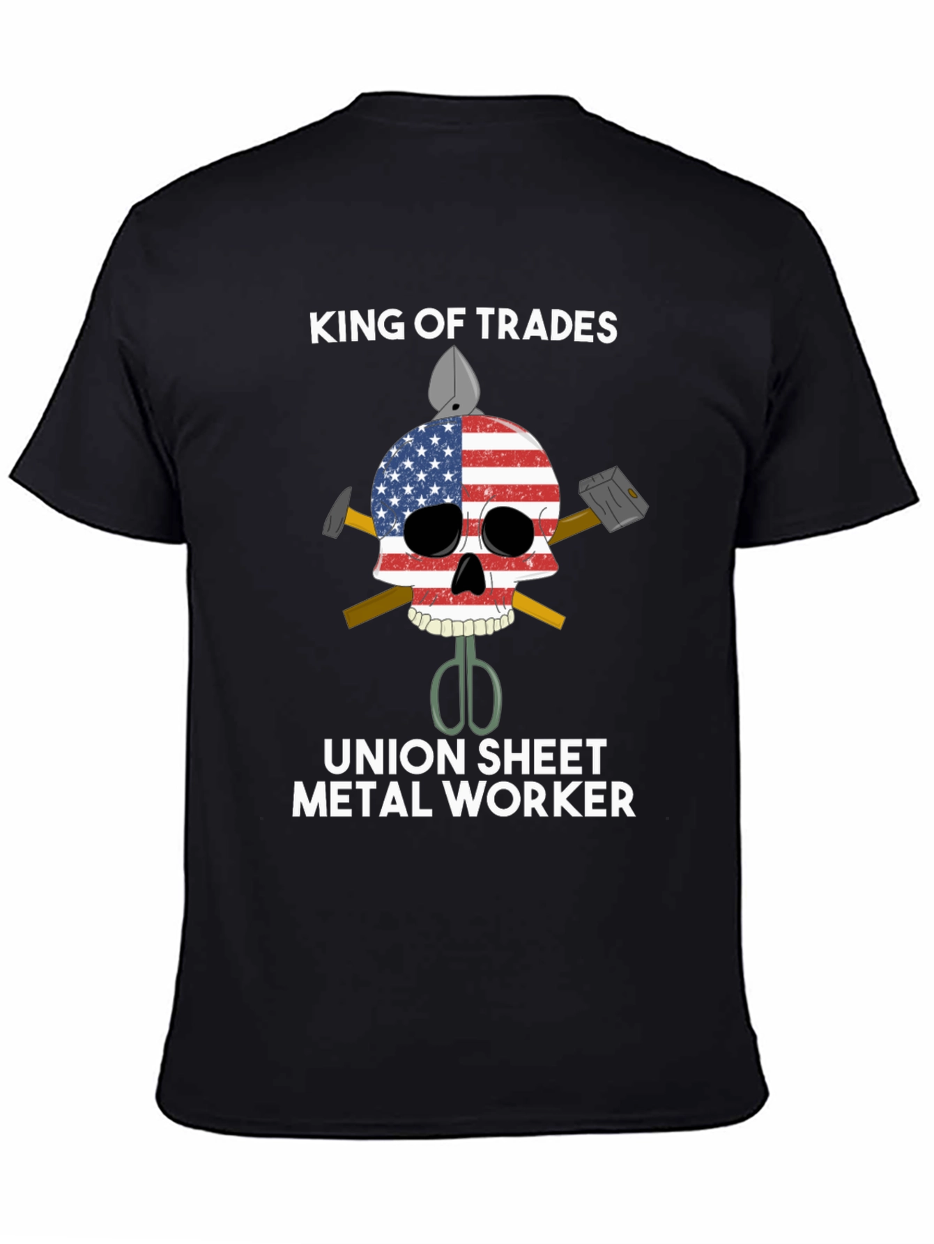 King of Trades Union Sheet Metal Worker T-Shirt