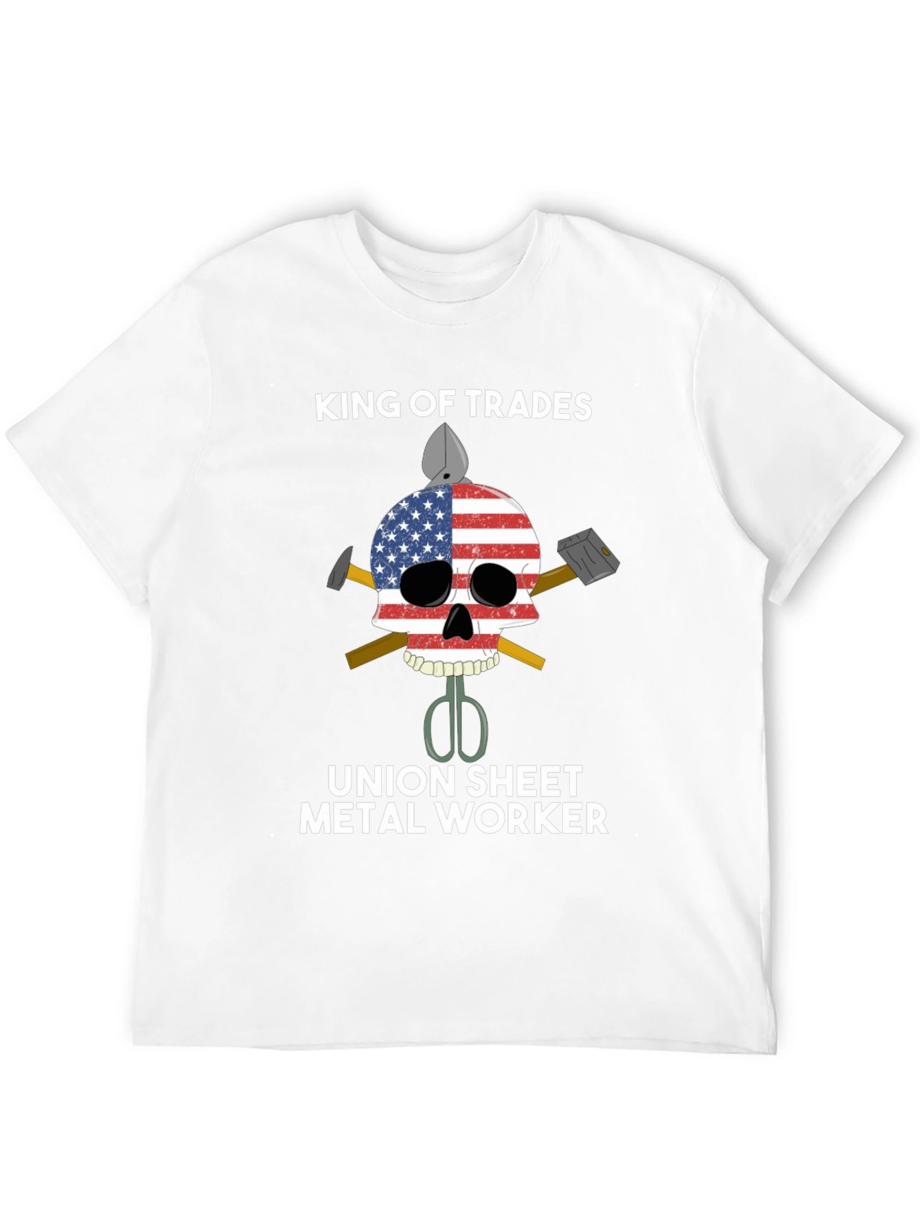 King of Trades Union Sheet Metal Worker T-Shirt