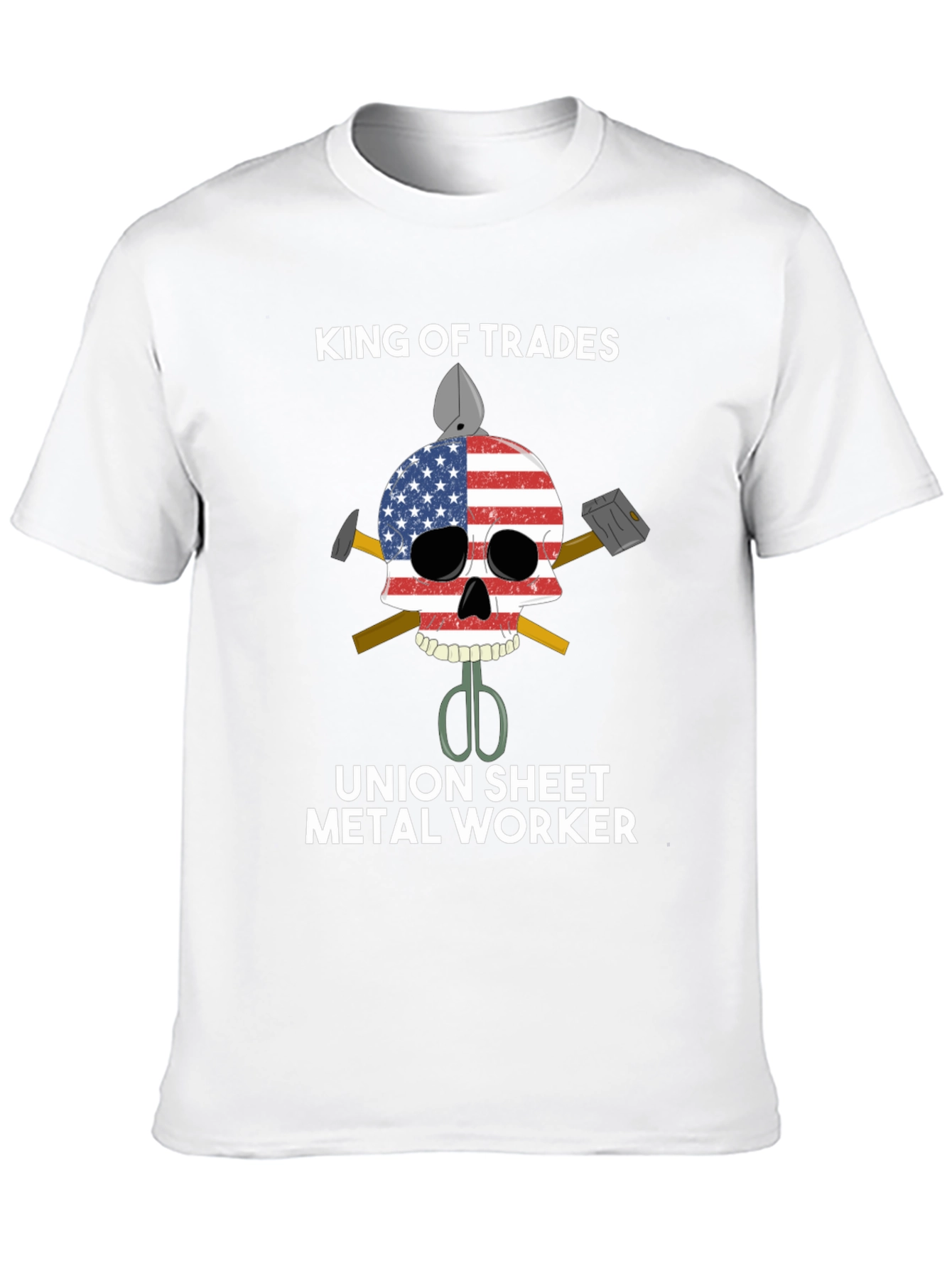 King of Trades Union Sheet Metal Worker T-Shirt