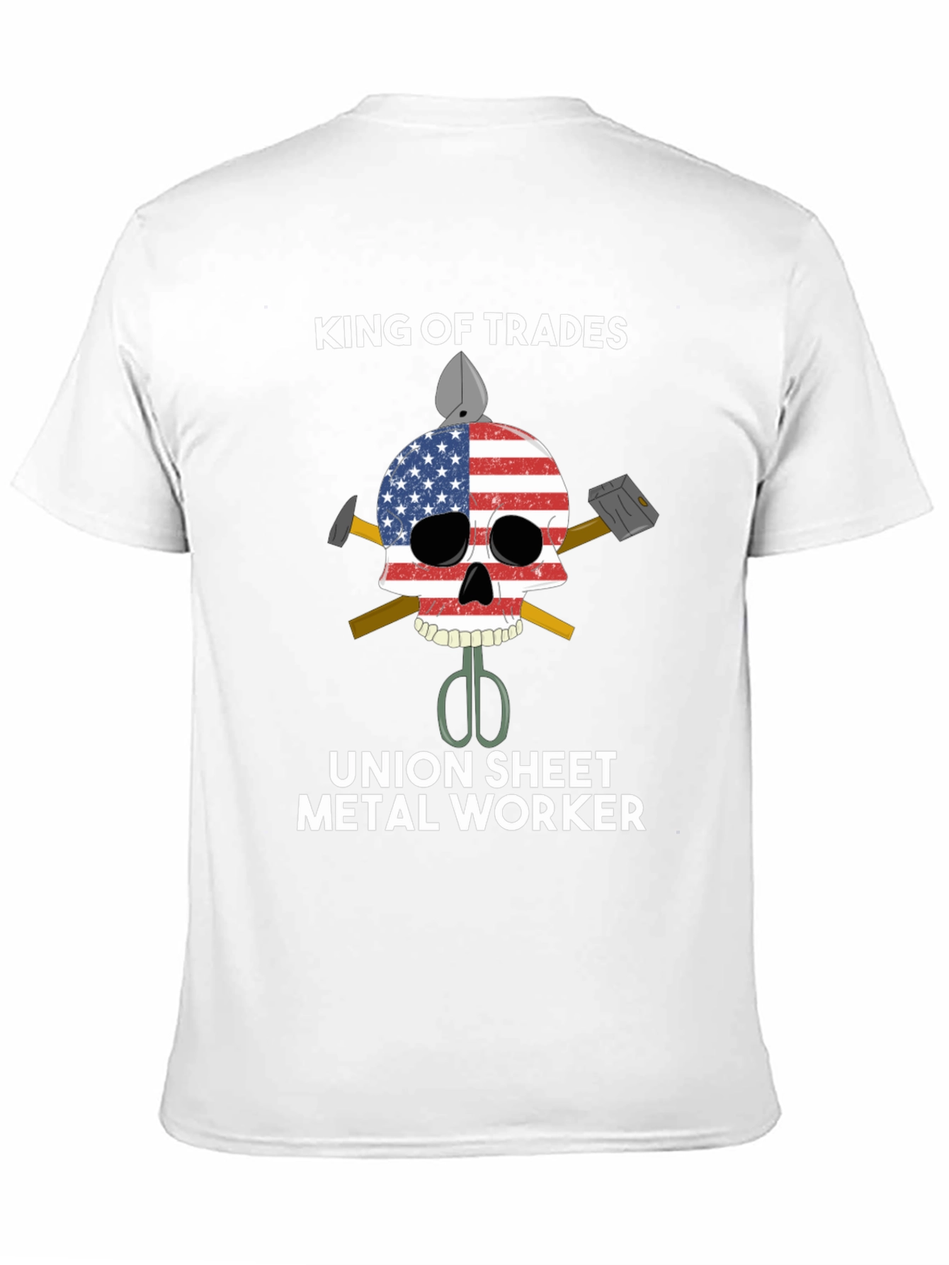 King of Trades Union Sheet Metal Worker T-Shirt
