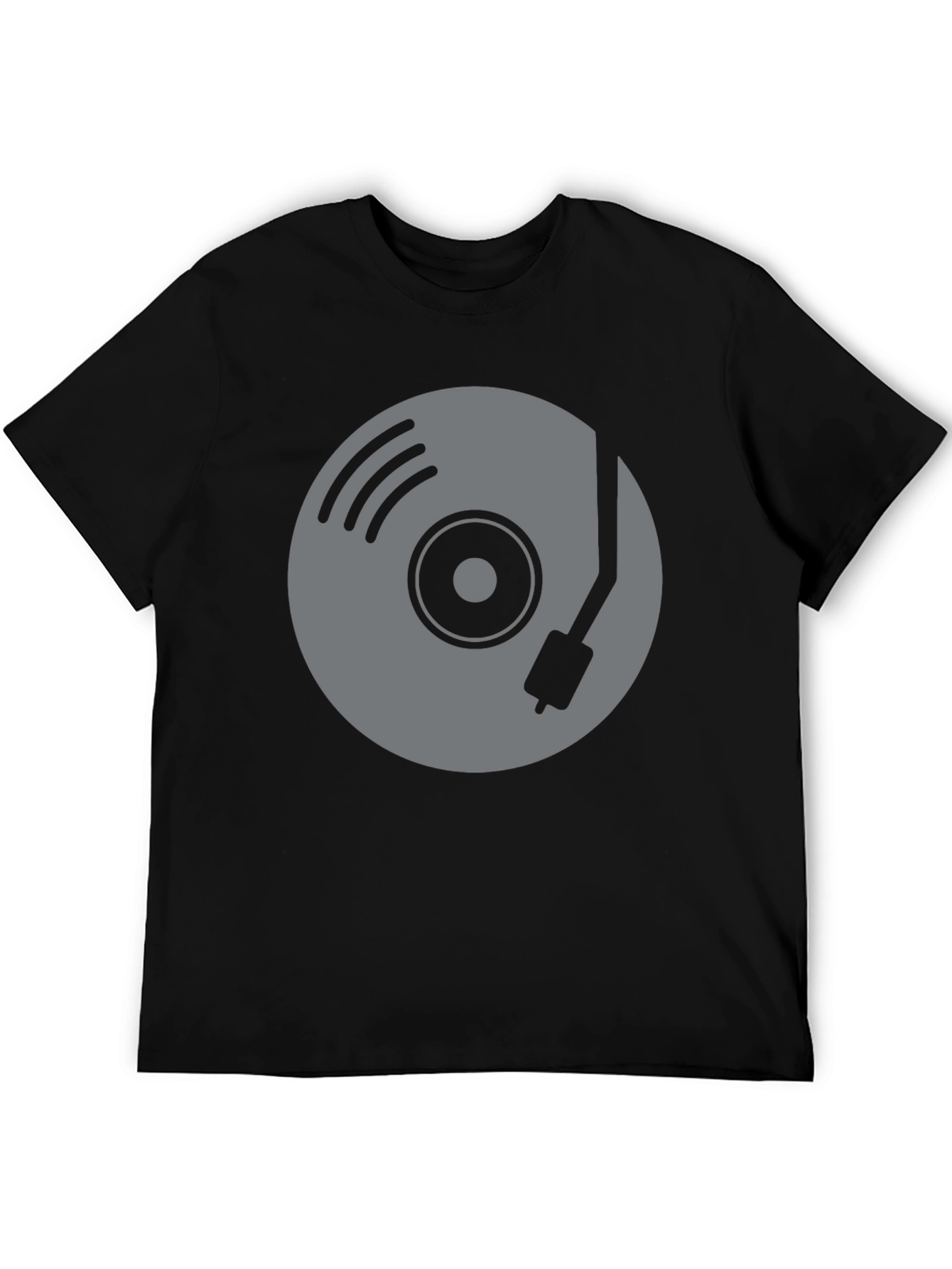 Retro Vinyl Record Graphic T-Shirt