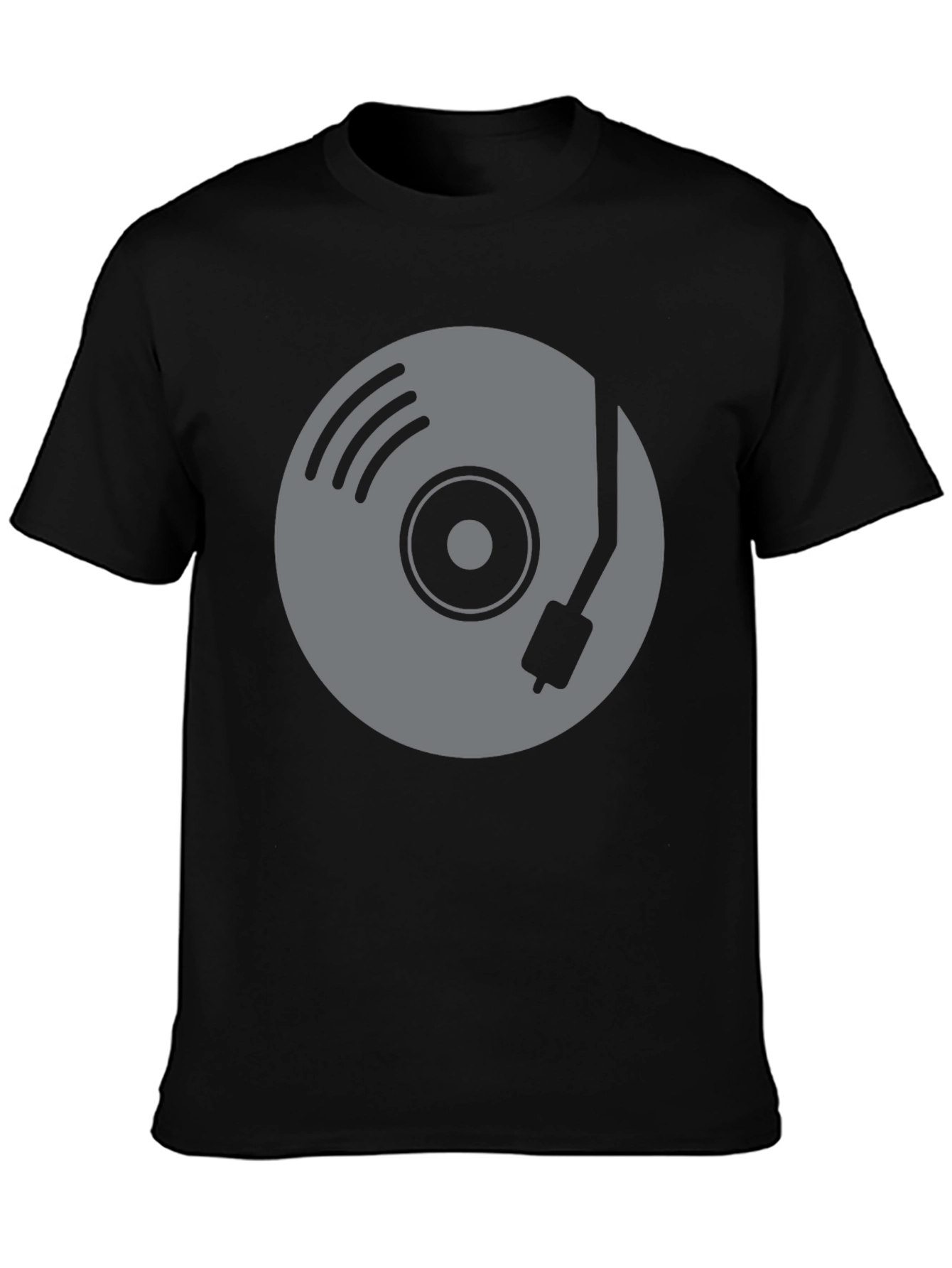 Retro Vinyl Record Graphic T-Shirt
