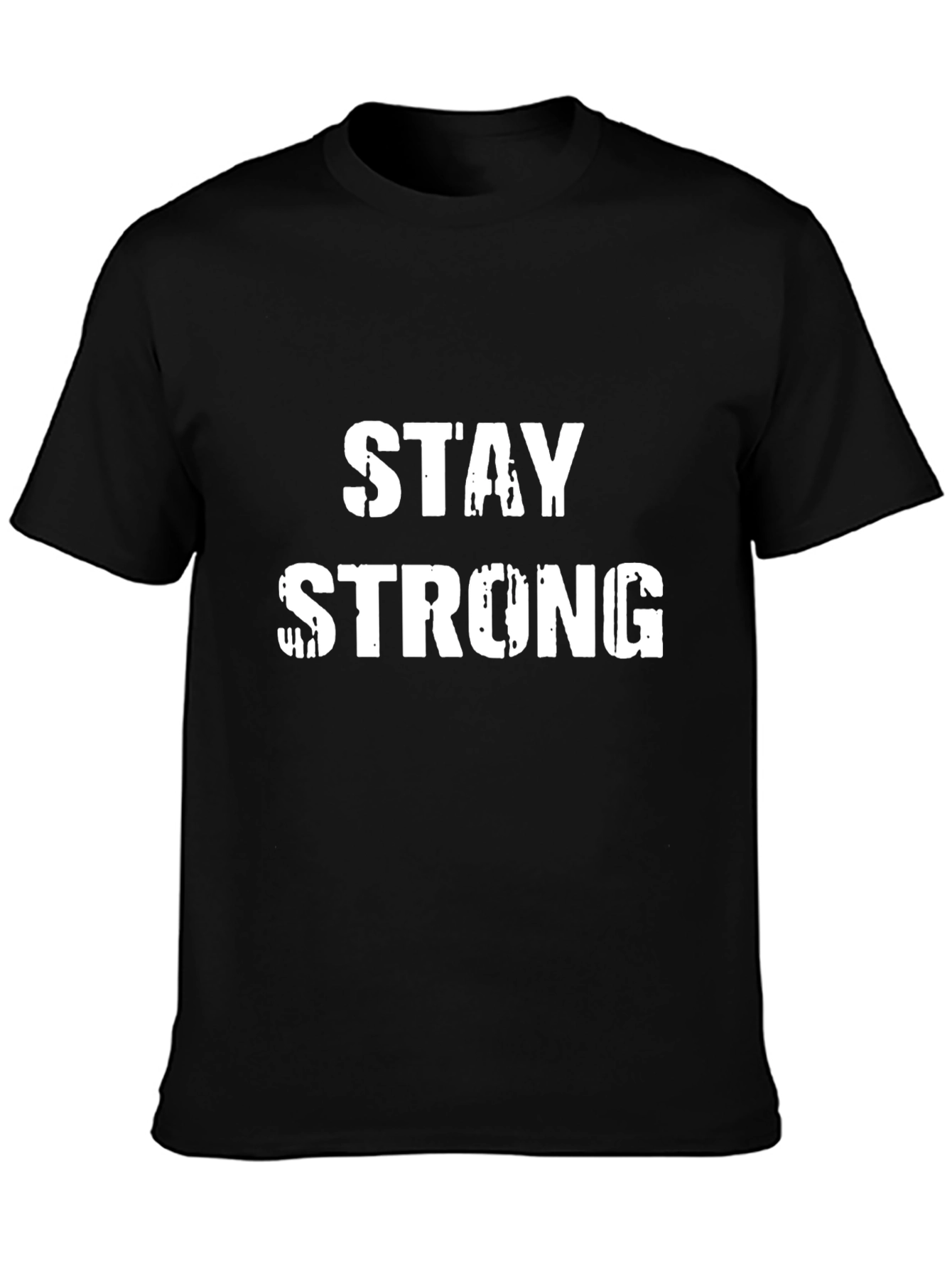 Stay Strong Graphic Tee - Black
