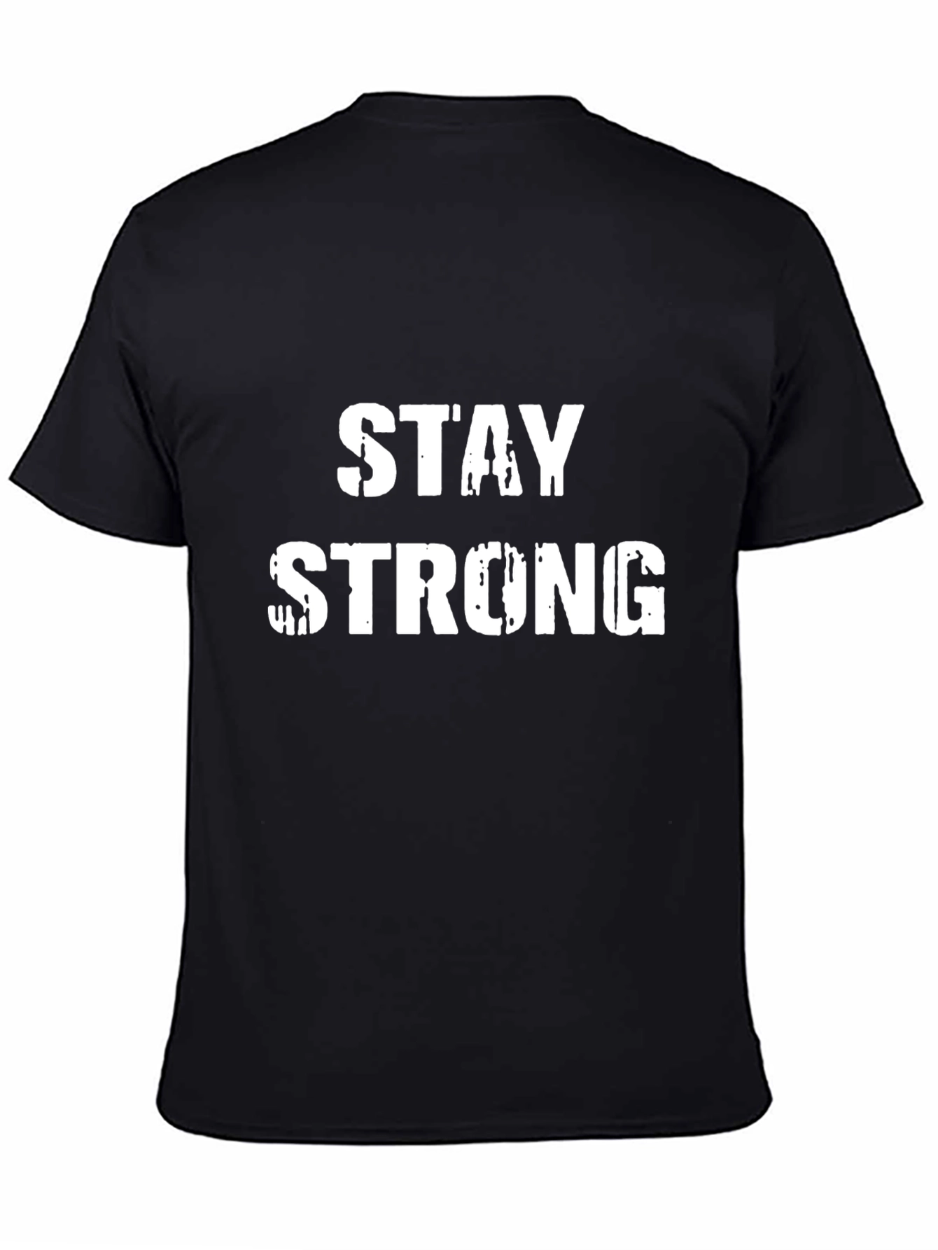 Stay Strong Graphic Tee - Black