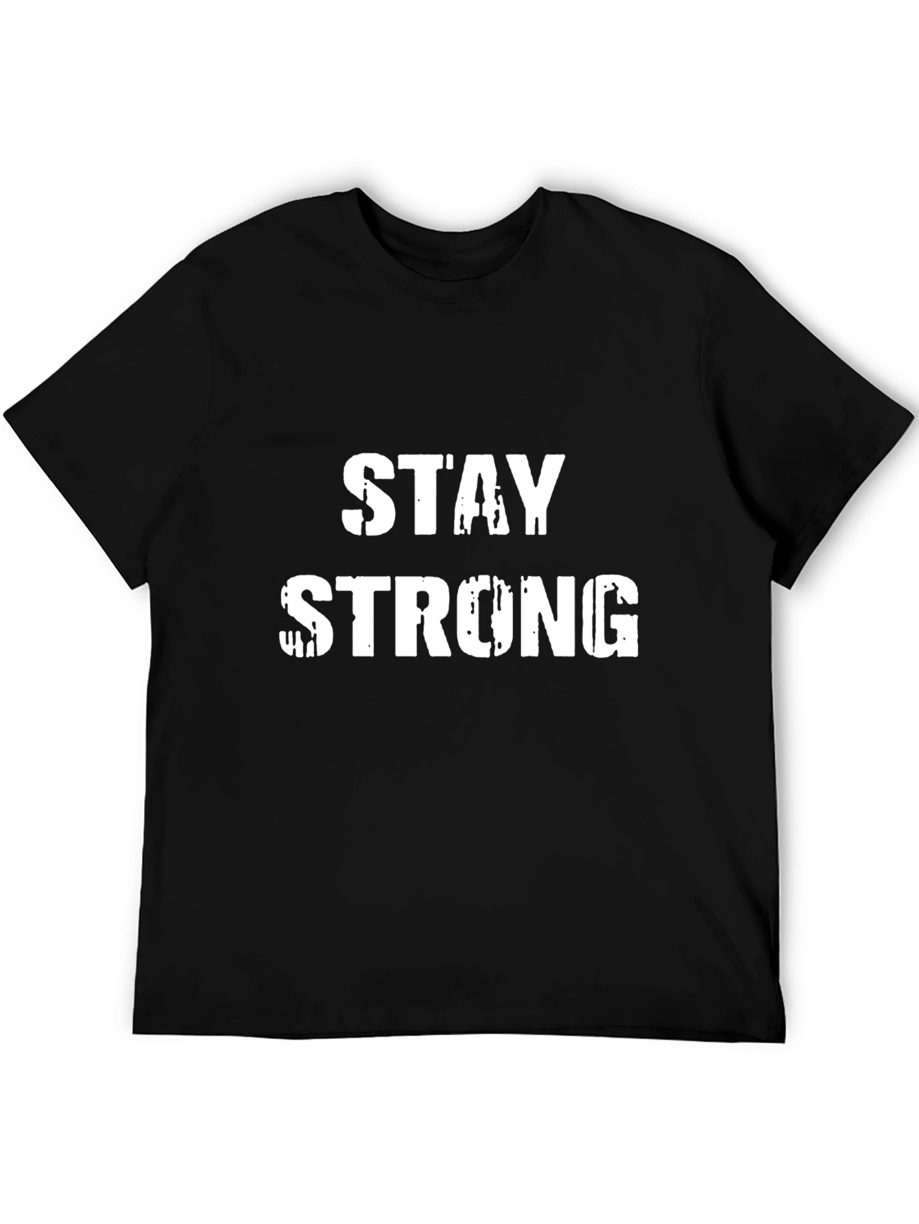 Stay Strong Graphic Tee - Black