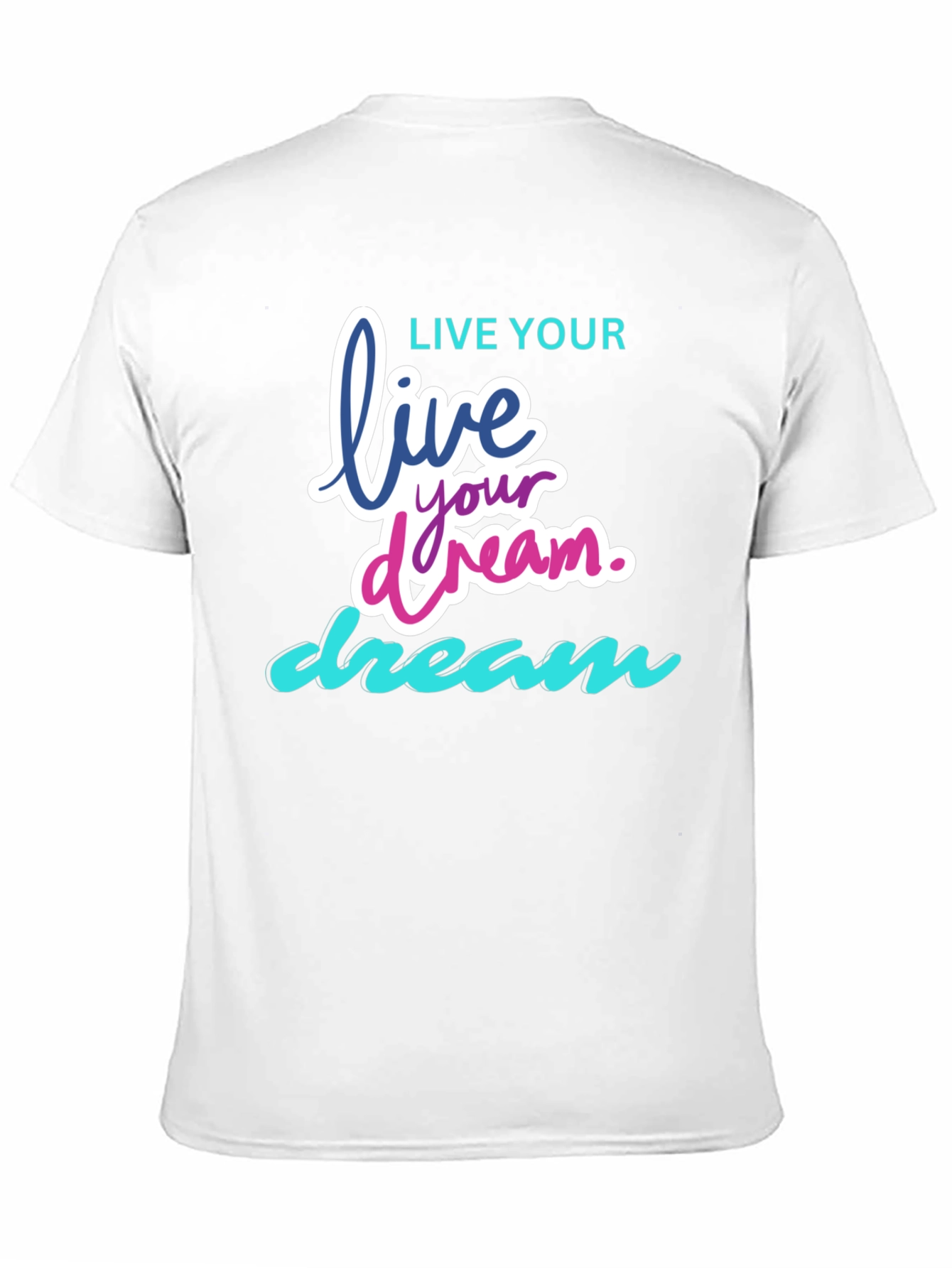 Live Your Dream Graphic T-Shirt - Black