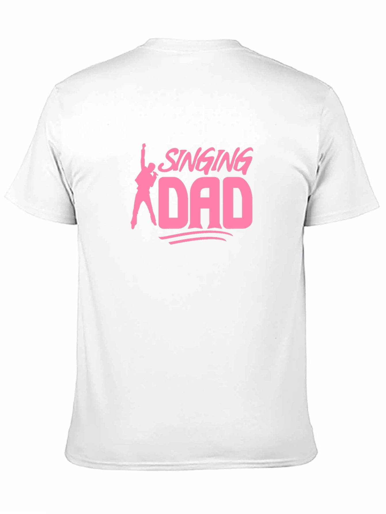 Singing Dad Black T-Shirt - Music Lover Gift