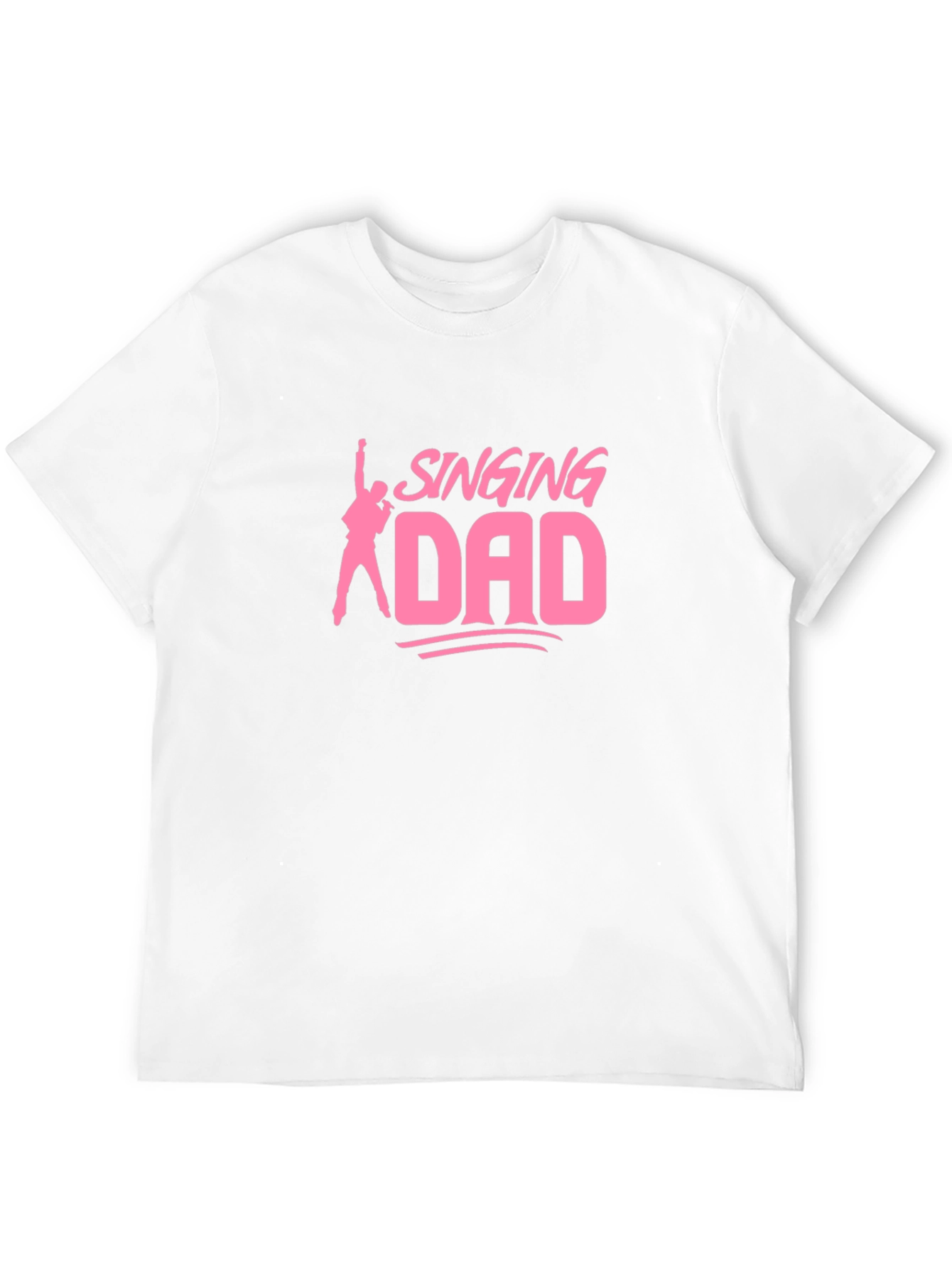 Singing Dad Black T-Shirt - Music Lover Gift